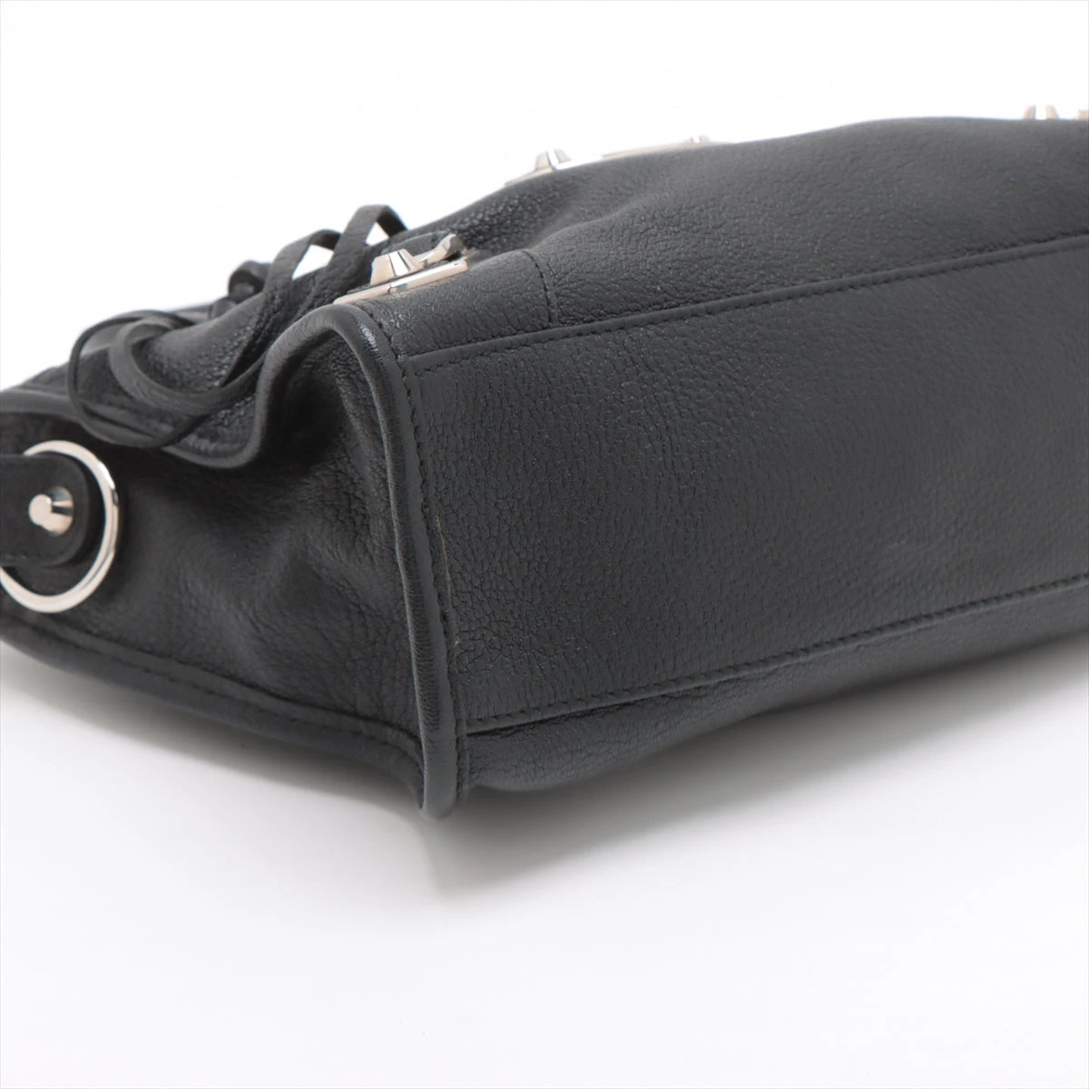 ✨美品/Y2K✨コールハーン ハンドバッグ 00s アーカイブ シティレザー 黒 INASTUDIOS ショルダーバッグ バッグ ミリタリーフェイクレザー