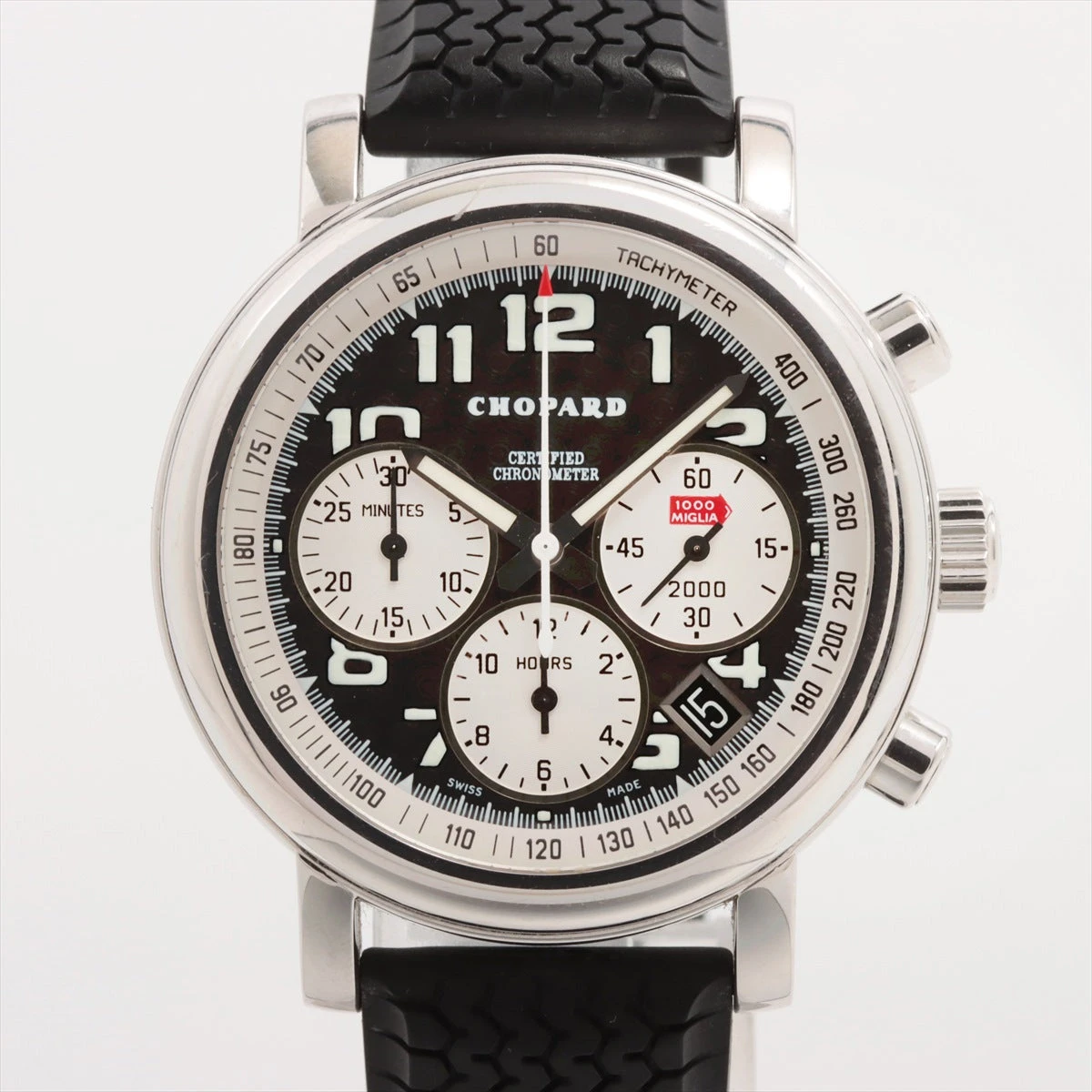 ショパール ミッレミリア WG×ラバー AT 黒文字盤 1251 A2581858