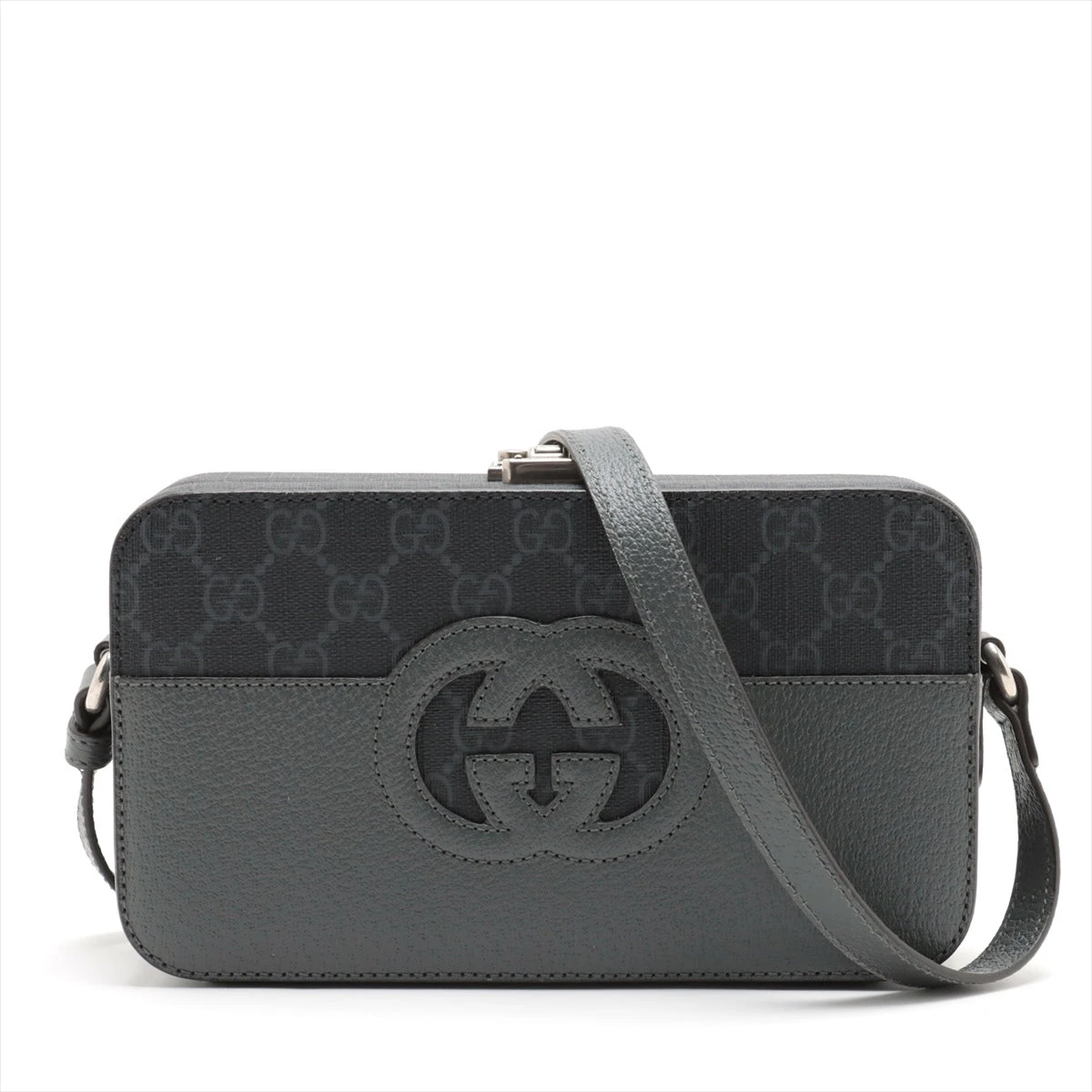 ト*う様 GUCCI ボディバッグ　ショルダー GG スプリーム PVC レザー ト*う様 GUCCI ボディバッグショルダー GG スプリーム PVC レザー