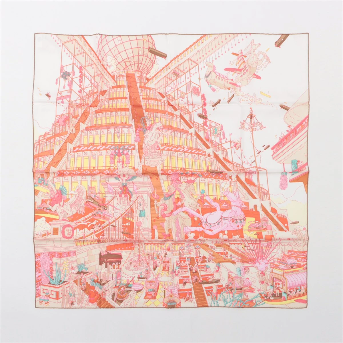 エルメス カレ90 La Legende Du Cheval 翼のある馬の伝説 スカーフ