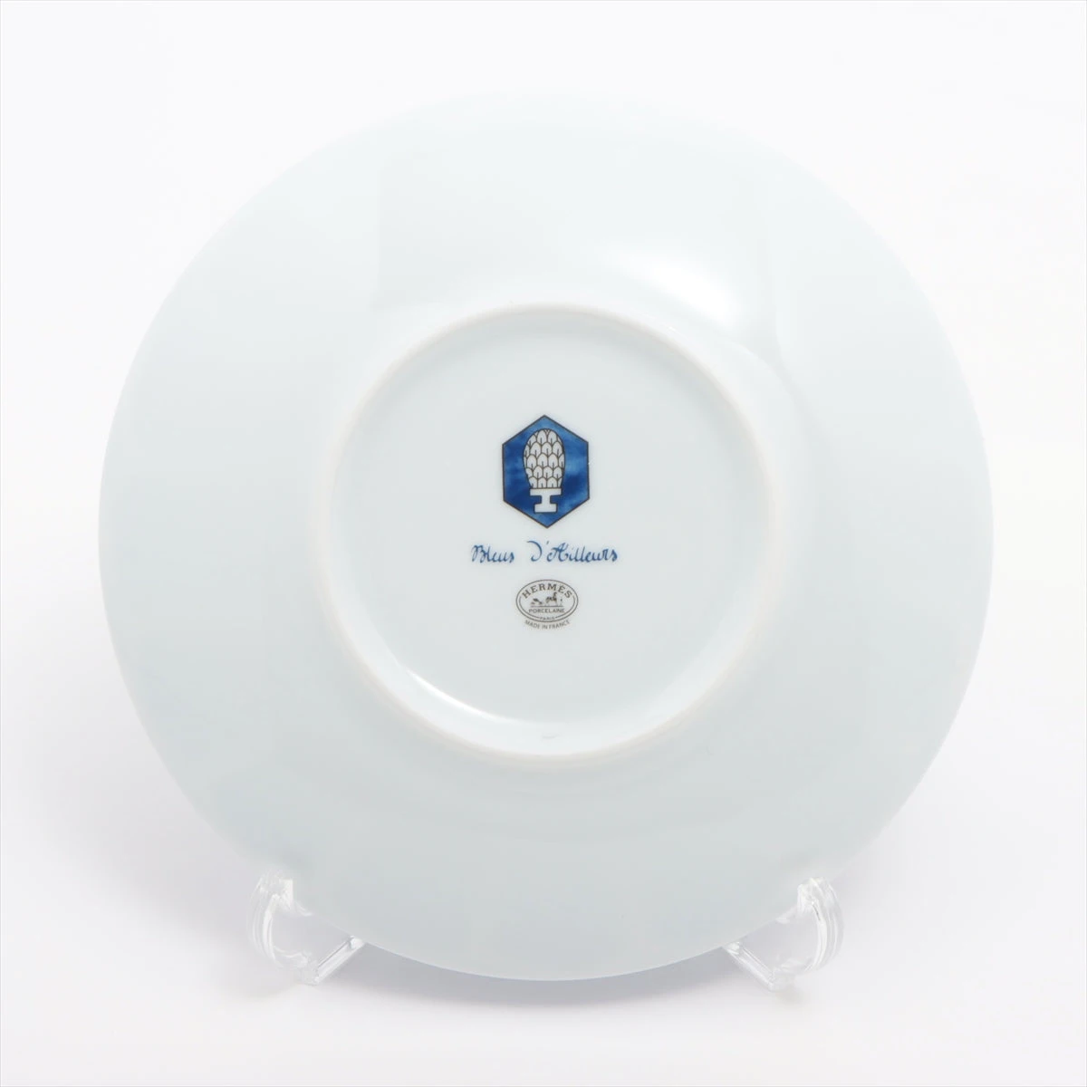 エルメス ブルーダイユール プレート 陶器 ブルー A2640556｜中古