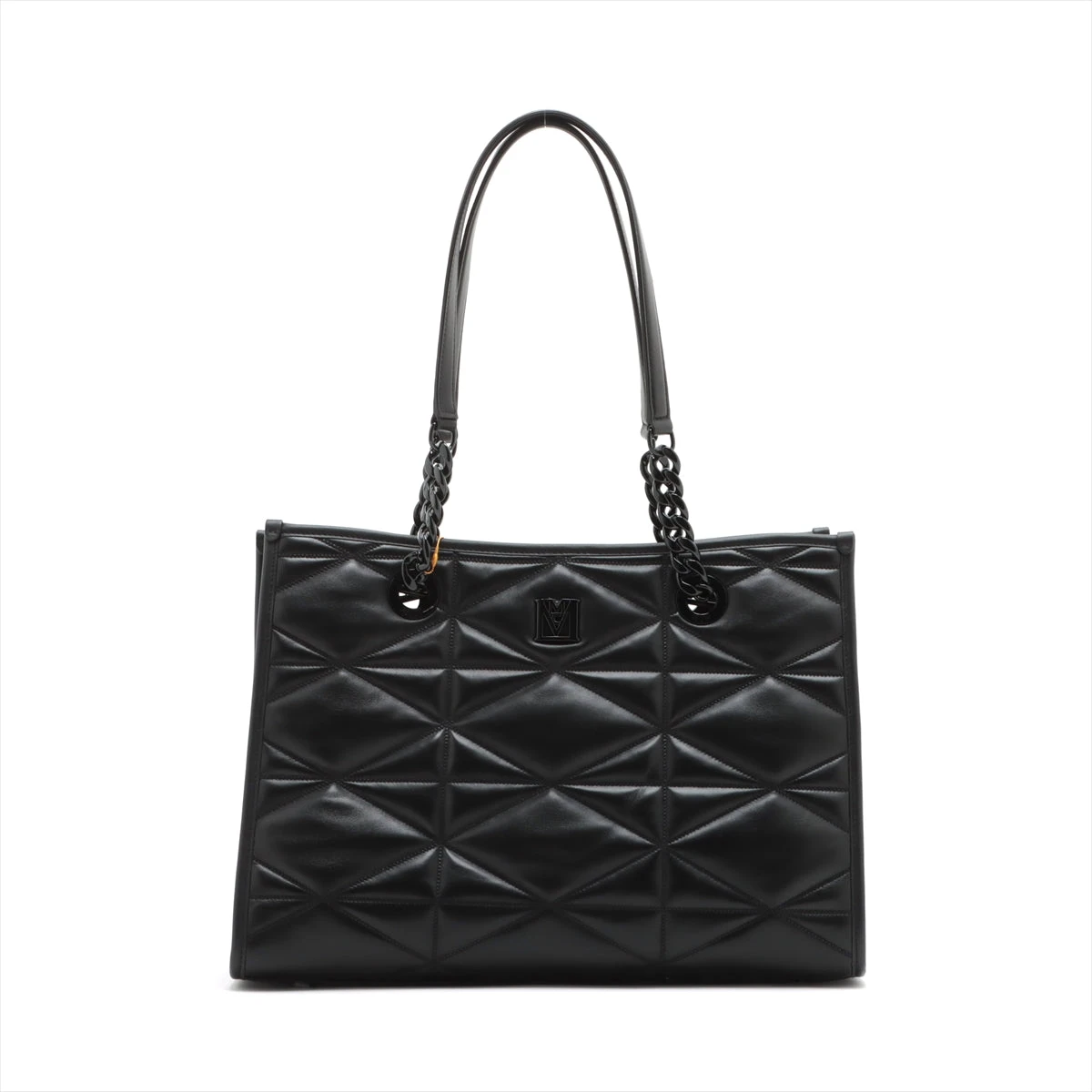 MCM チェーンショルダーバッグ　トートバッグ　ブラック MCM チェーンショルダーバッグトートバッグブラック