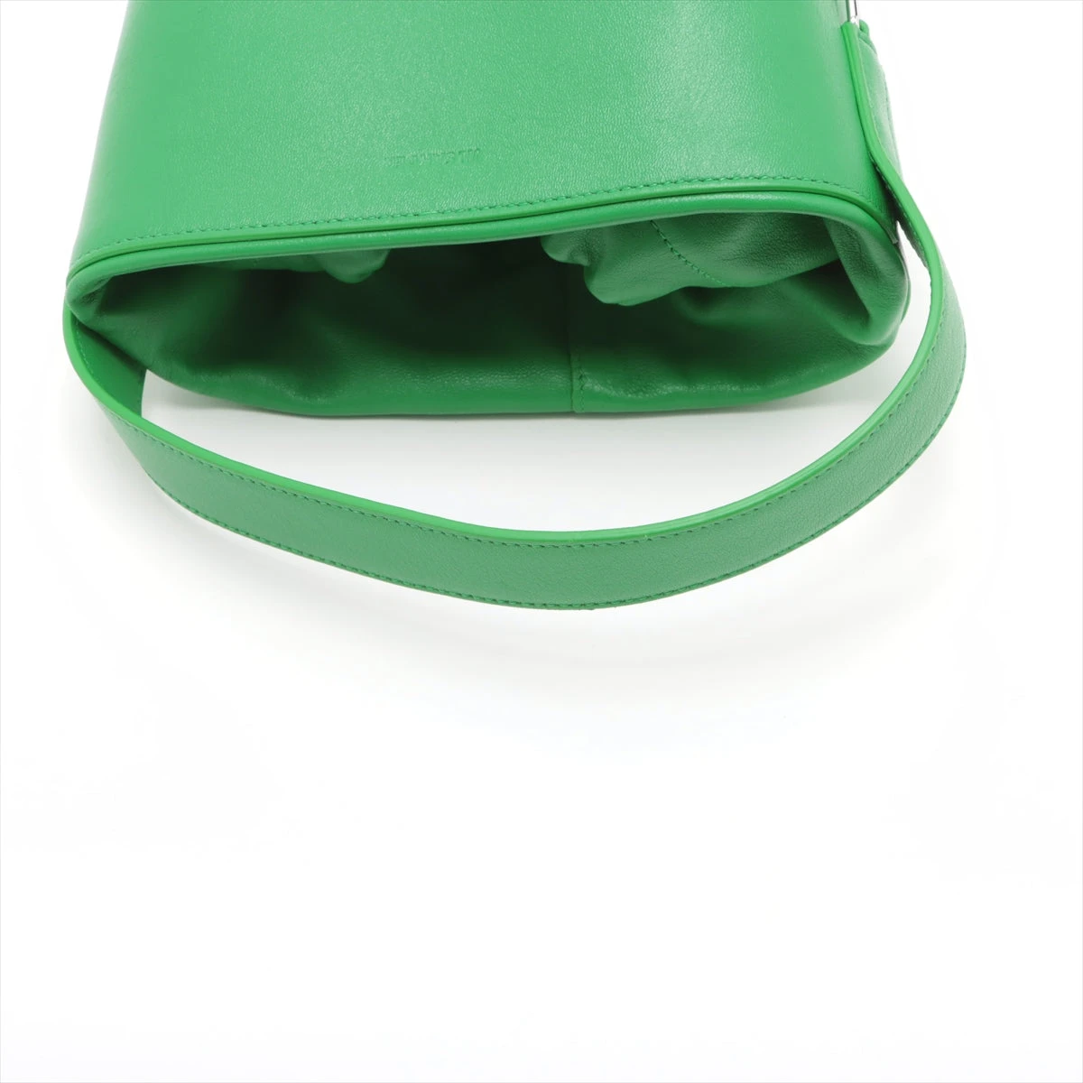 ジルサンダー バケット レザー 2WAYハンドバッグ グリーン ジルサンダー バケット レザー 2WAYハンドバッグ グリーン