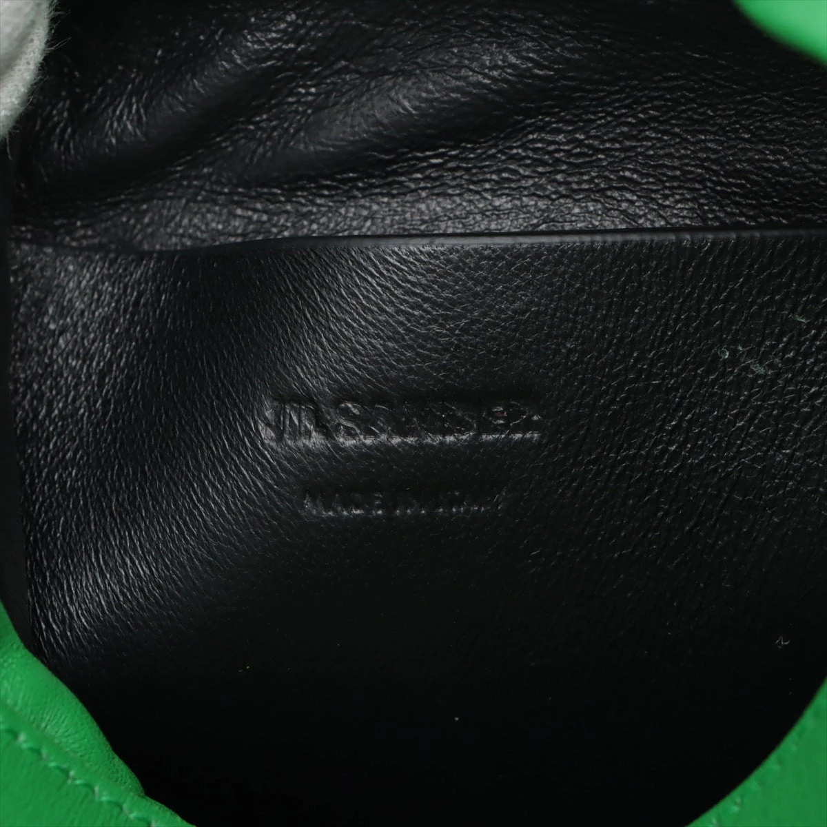 ジルサンダー バケット レザー 2WAYハンドバッグ グリーン