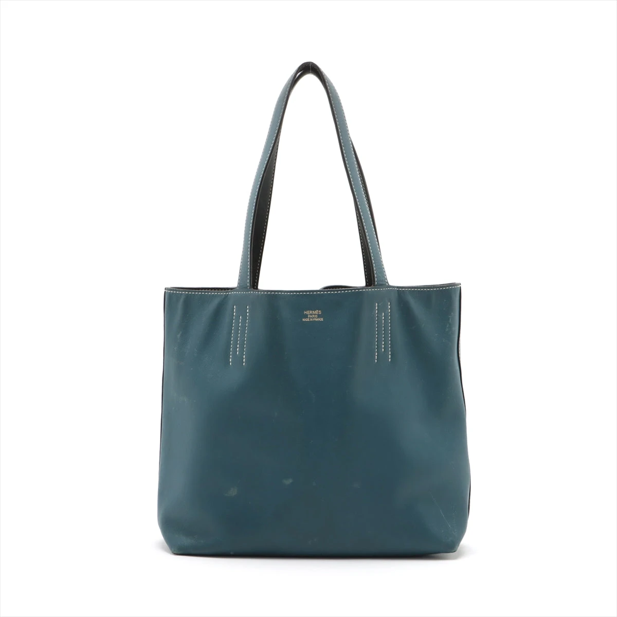VINTAGE エルメス ドゥブルセンス28 レッド系 VINTAGE エルメス ドゥブルセンス28 レッド系 (HERMES/トート