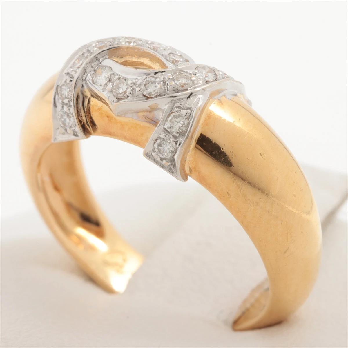 Cartier カルティエ 2Cブークルセ 750YG ダイヤ リング 51 楽天市場】Cartier カルティエ 2C ブークルセ ダイヤリング 指輪