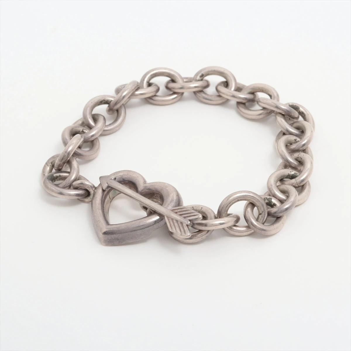 希少 ティファニー TIFFANY & CO ハートアロー ブレスレット 925 オールドティファニー ハート アロー ブレスレット シルバー 925