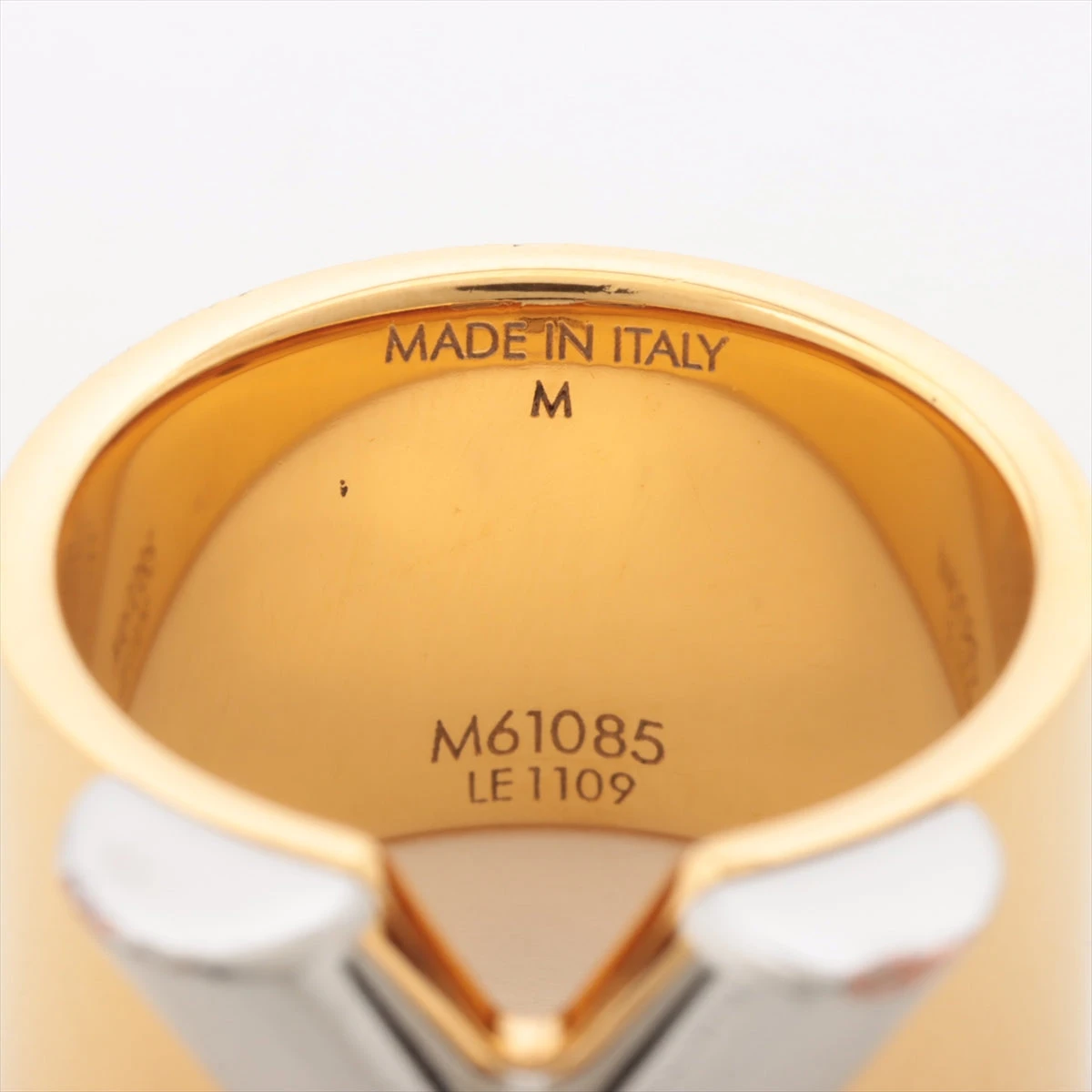ルイヴィトン　リング　M61085 Louis Vuitton M61085 Ring Essential V 7-8 US Size Gold