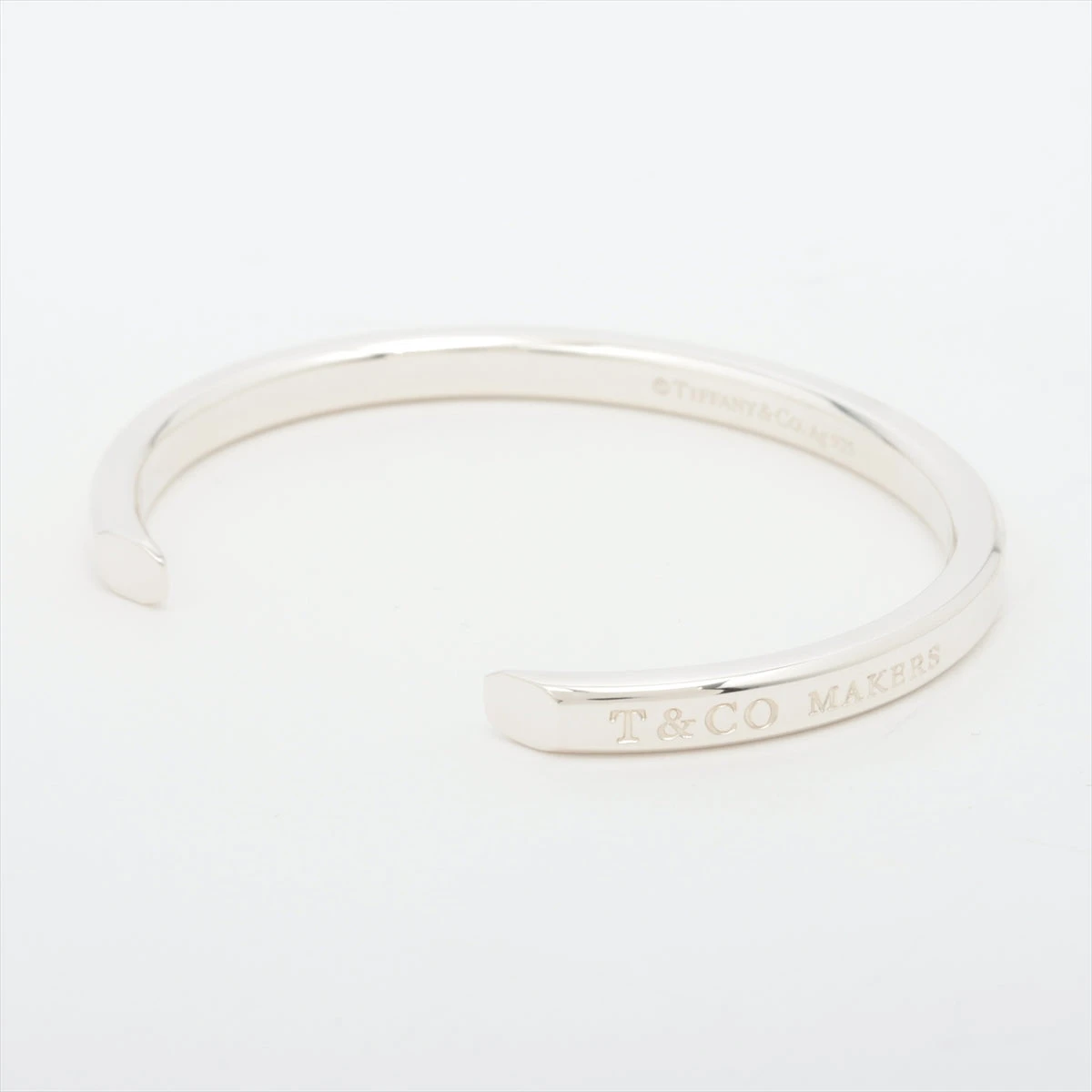 ティファニー メイカーズ ナロー バングル 925 23.2g シルバー
