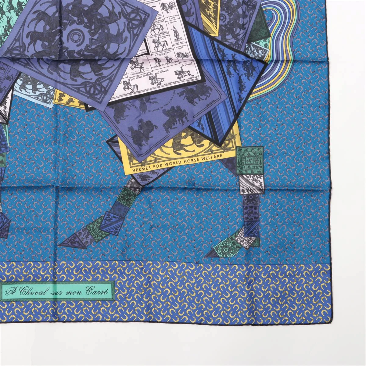 エルメス カレ90 A Cheval sur mon Carre カレの馬に乗って スカーフ