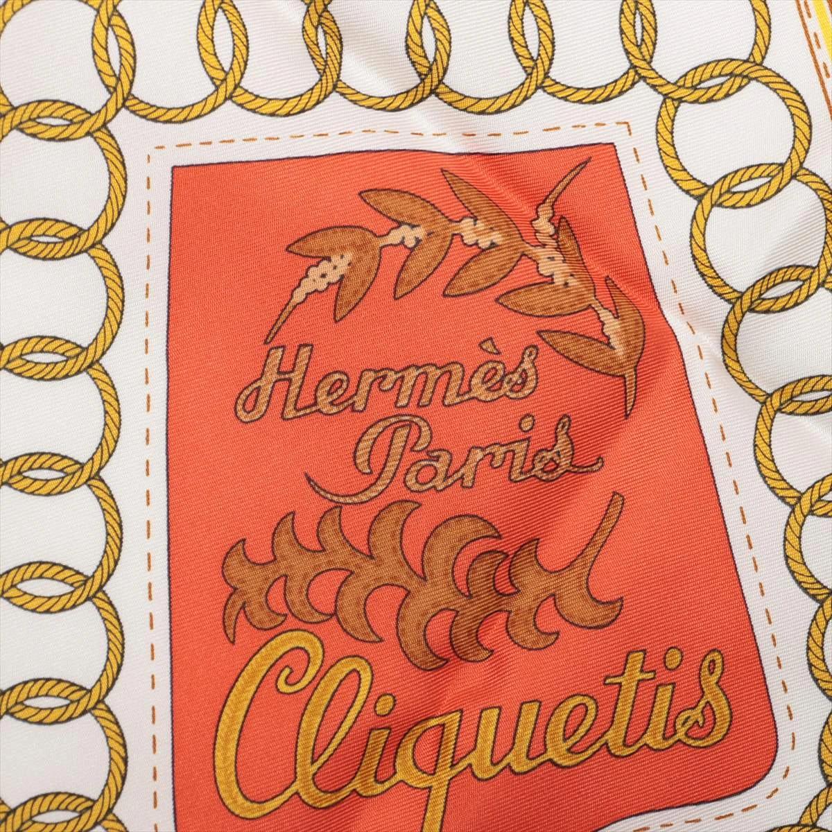 HERMES エルメス　カレ　クリケティス　90スカーフ　ヴィンテージ HERMES エルメス カレ90 1972年 ヴィンテージ Cliquetis