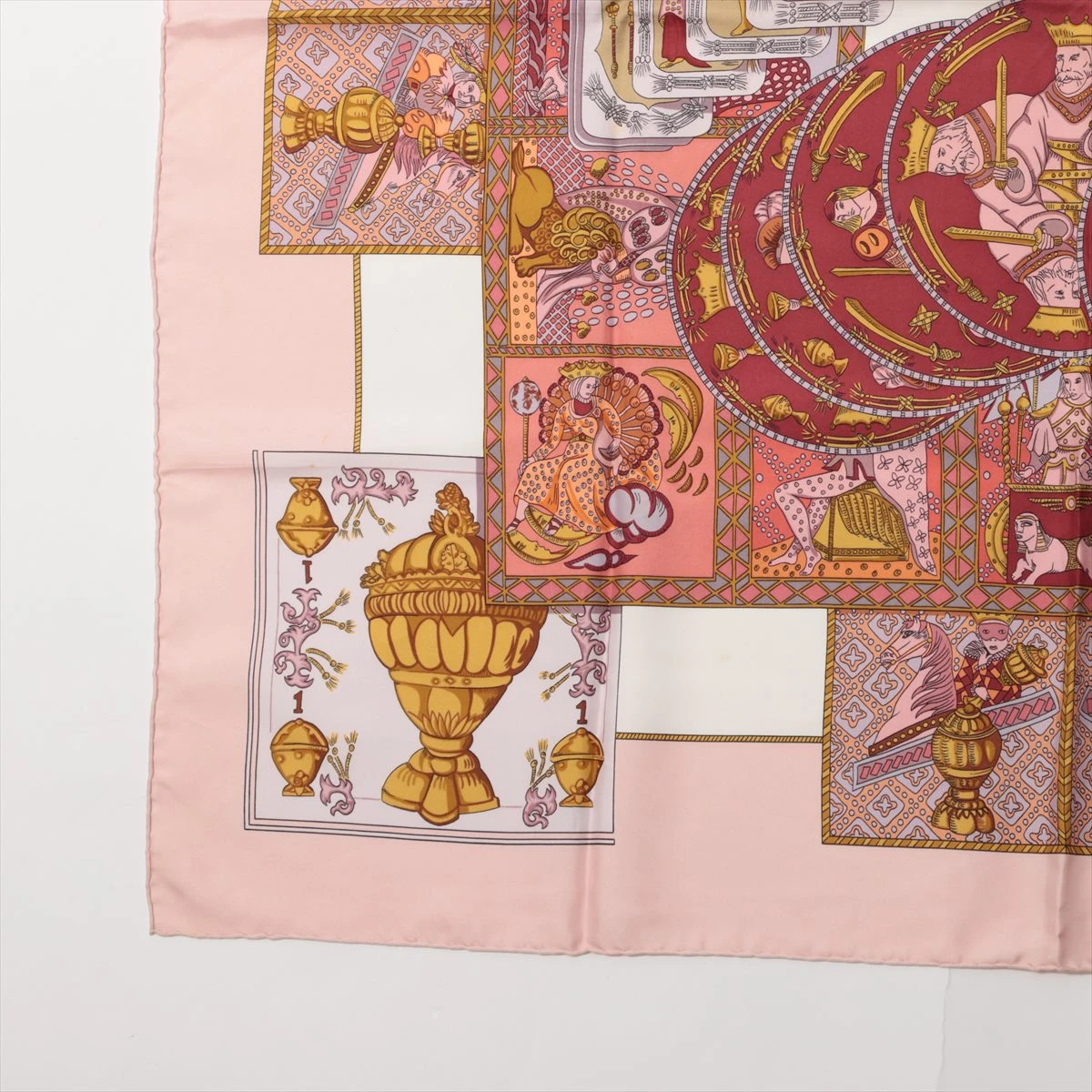 HERMES】 エルメス カレ90 LE TALOT スカーフ￼シルク100