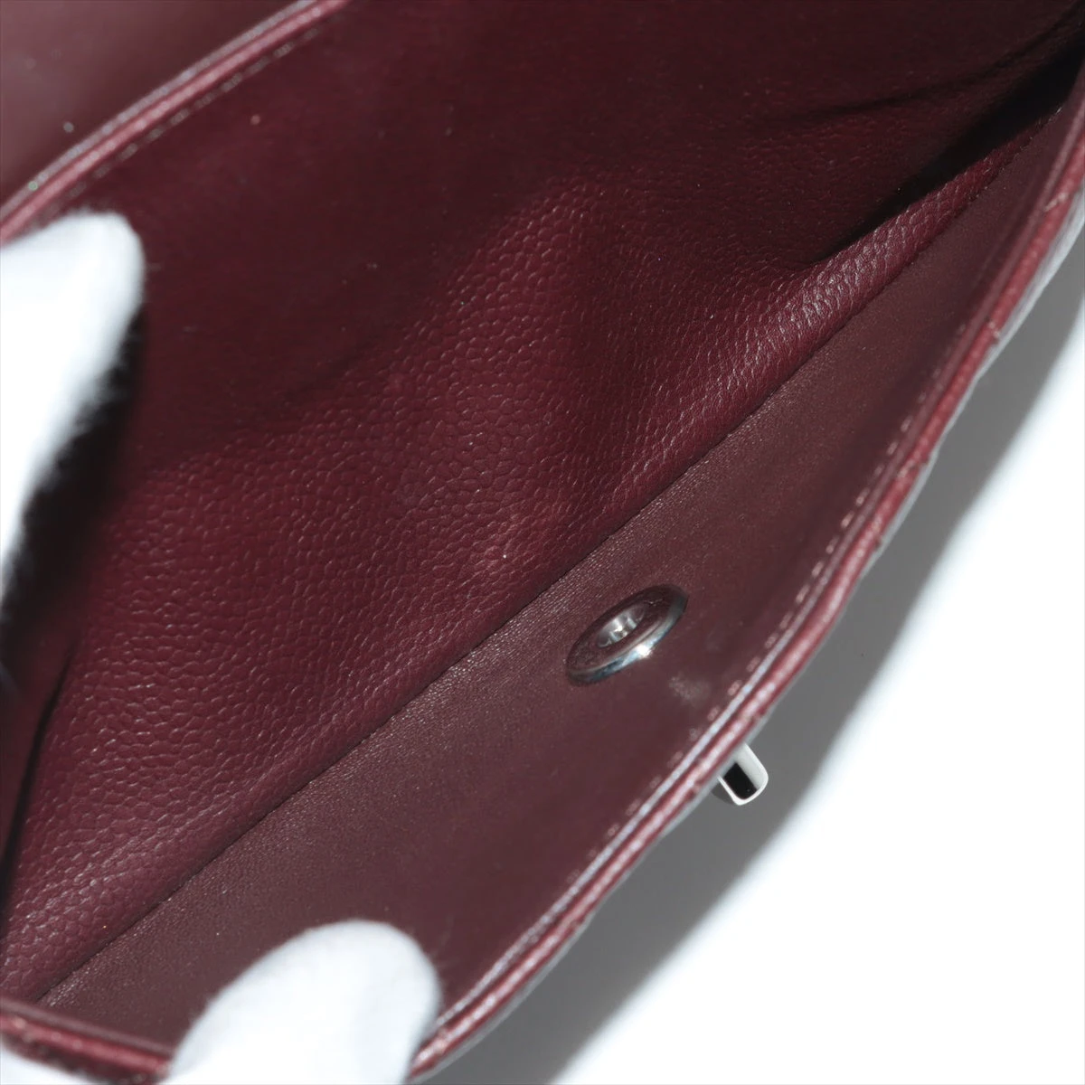 シャネル マトラッセ25 キャビアスキン ダブルフラップ ダブル