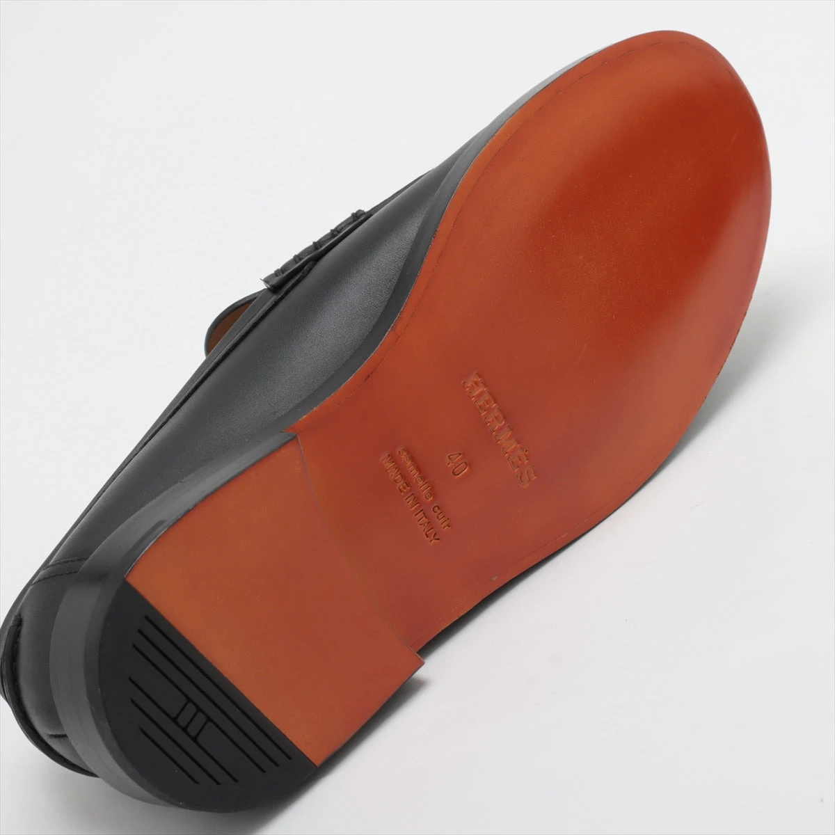 【大人気♪】HERMES ケネディローファー エルメス ケネディ レザー ローファー 40 レディース ブラック