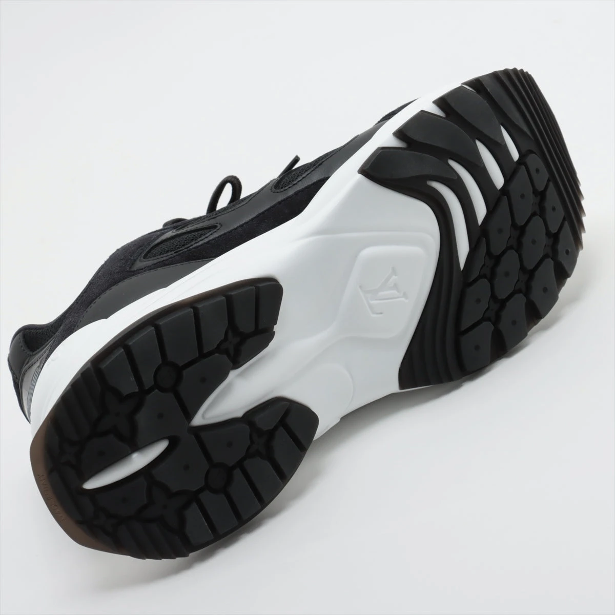 ヴィトン ラン55ライン 23年 メッシュ×レザー スニーカー 38