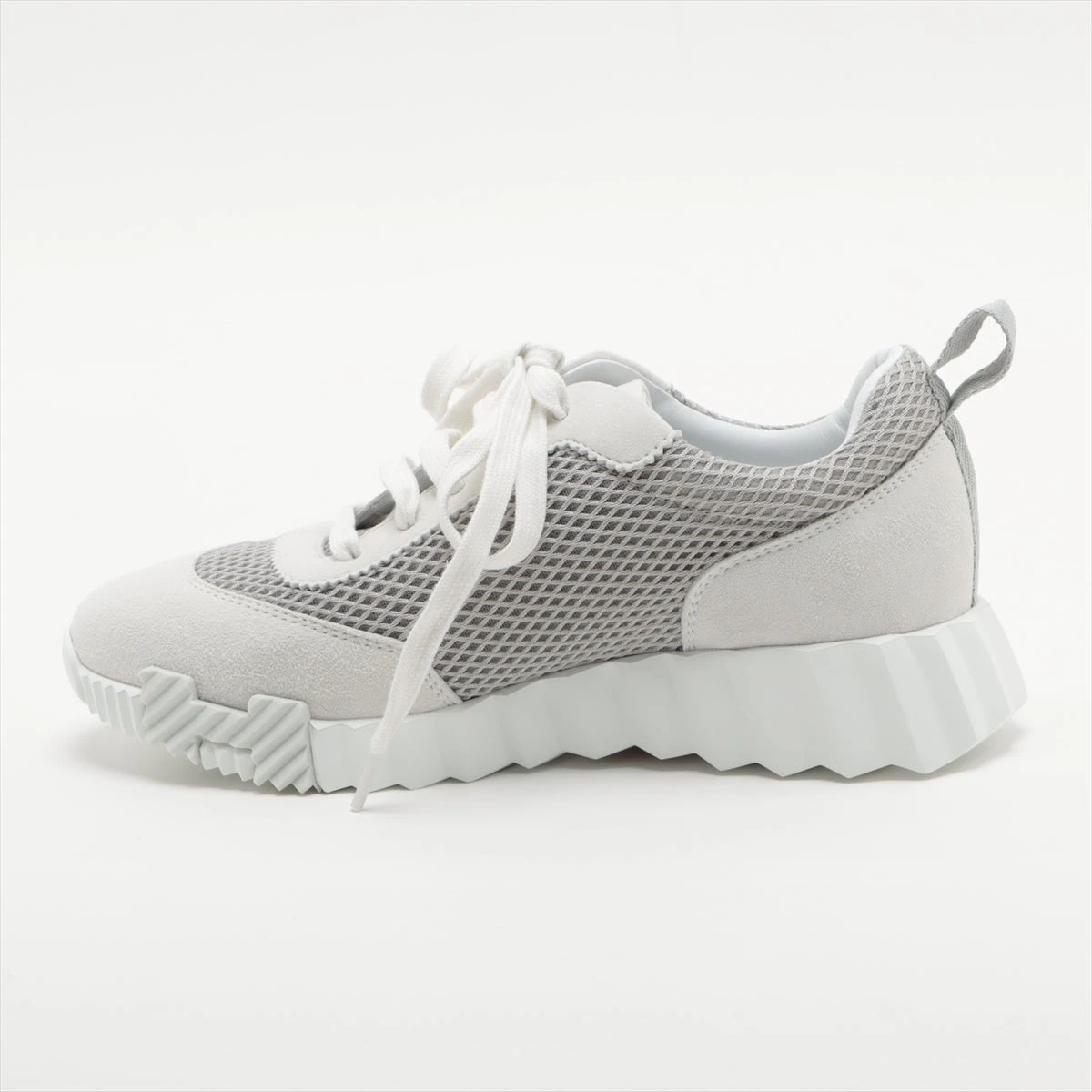 エルメス バウンシング メッシュ×レザー スニーカー 35 1/2