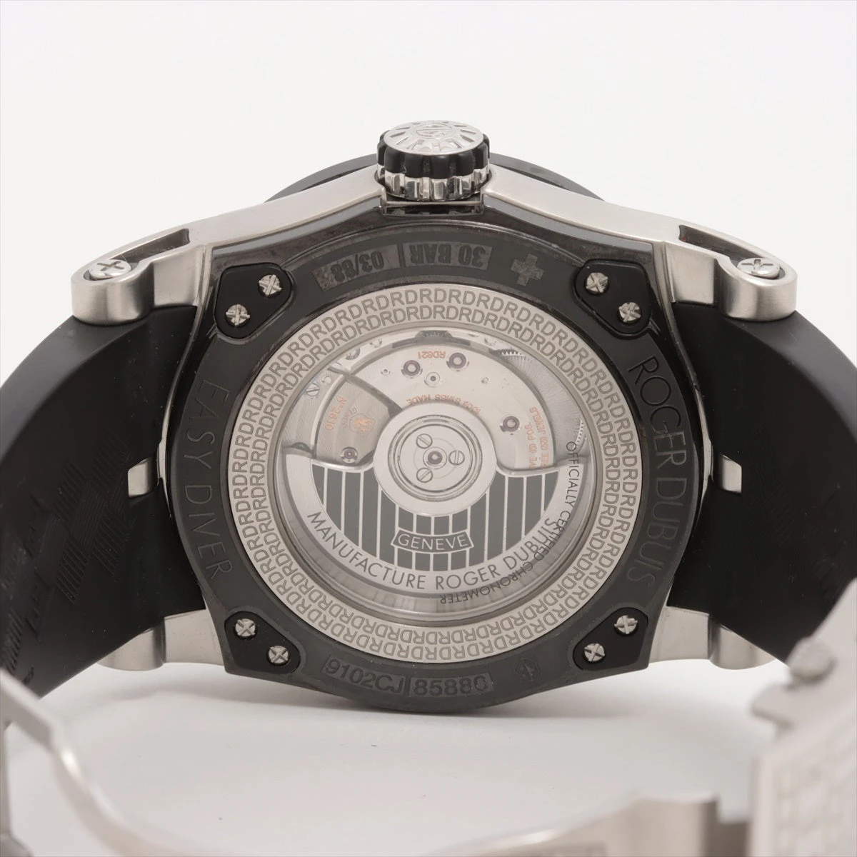 ロジェデュブイ　ラバーベルト SED 46/48 M 黒 ロジェデュブイラバーベルト SED 46/48 M 黒