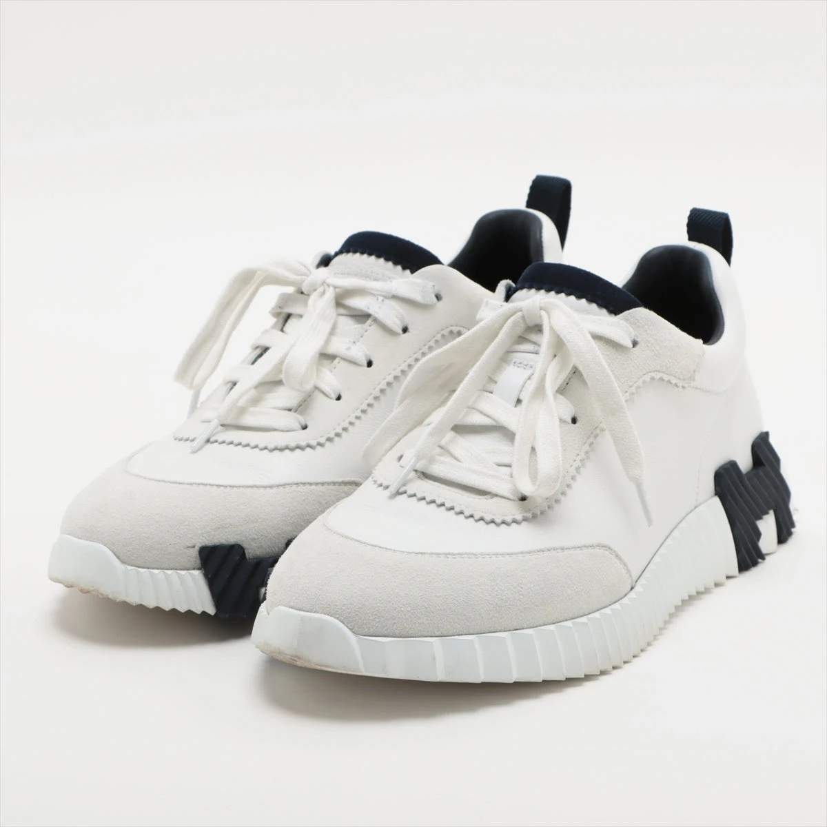 エルメス バウンシング レザー スニーカー 40 1/2 メンズ