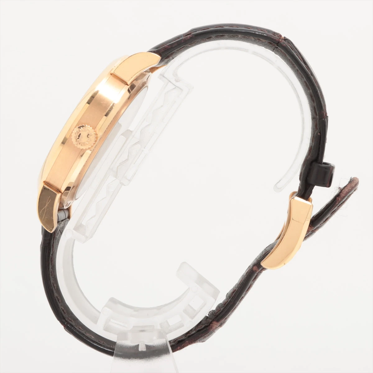 ランゲ&ゾーネ ランゲ1 191.032 PG×革 手巻き シルバー文字盤 風防内