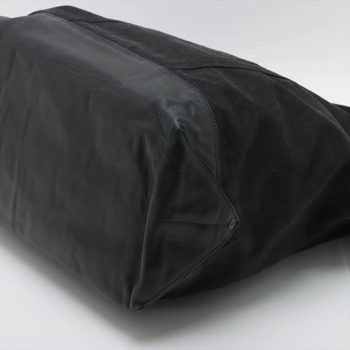 クロムハーツ トートバッグ 素材不明 ブラック デニム切替