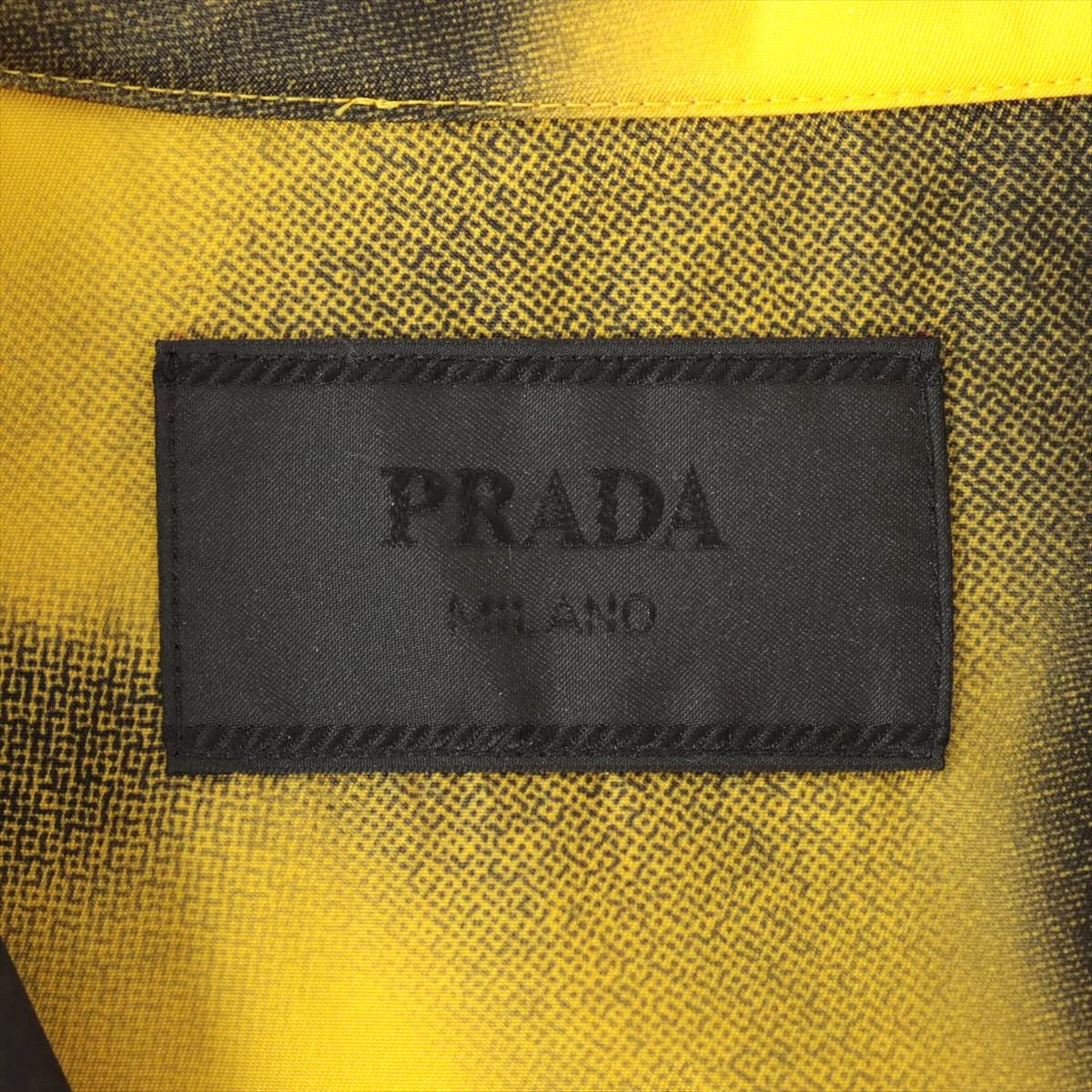 【美品】PRADA Re - Nylonトライアングルロゴシャツ 極美品】PRADA 三角ロゴ ナイロンシャツ ジャケット Re-Nylon S
