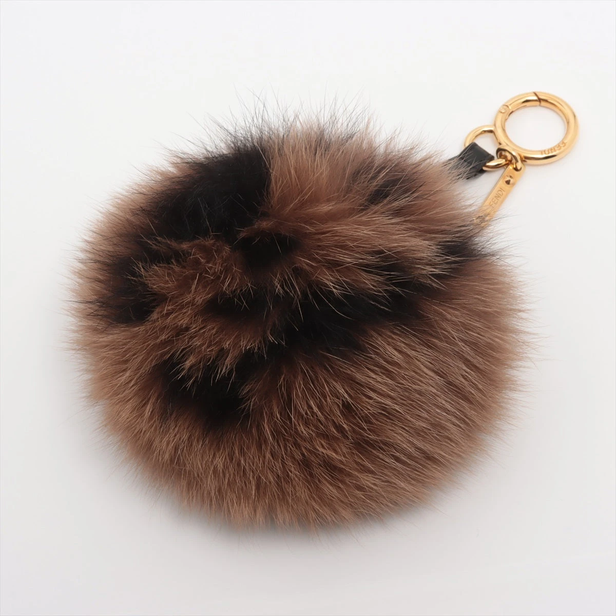 美品 フェンディ ポンポン バグズ チャーム イニシャル A レッド ポンポンチャーム ブラウン | Fendi