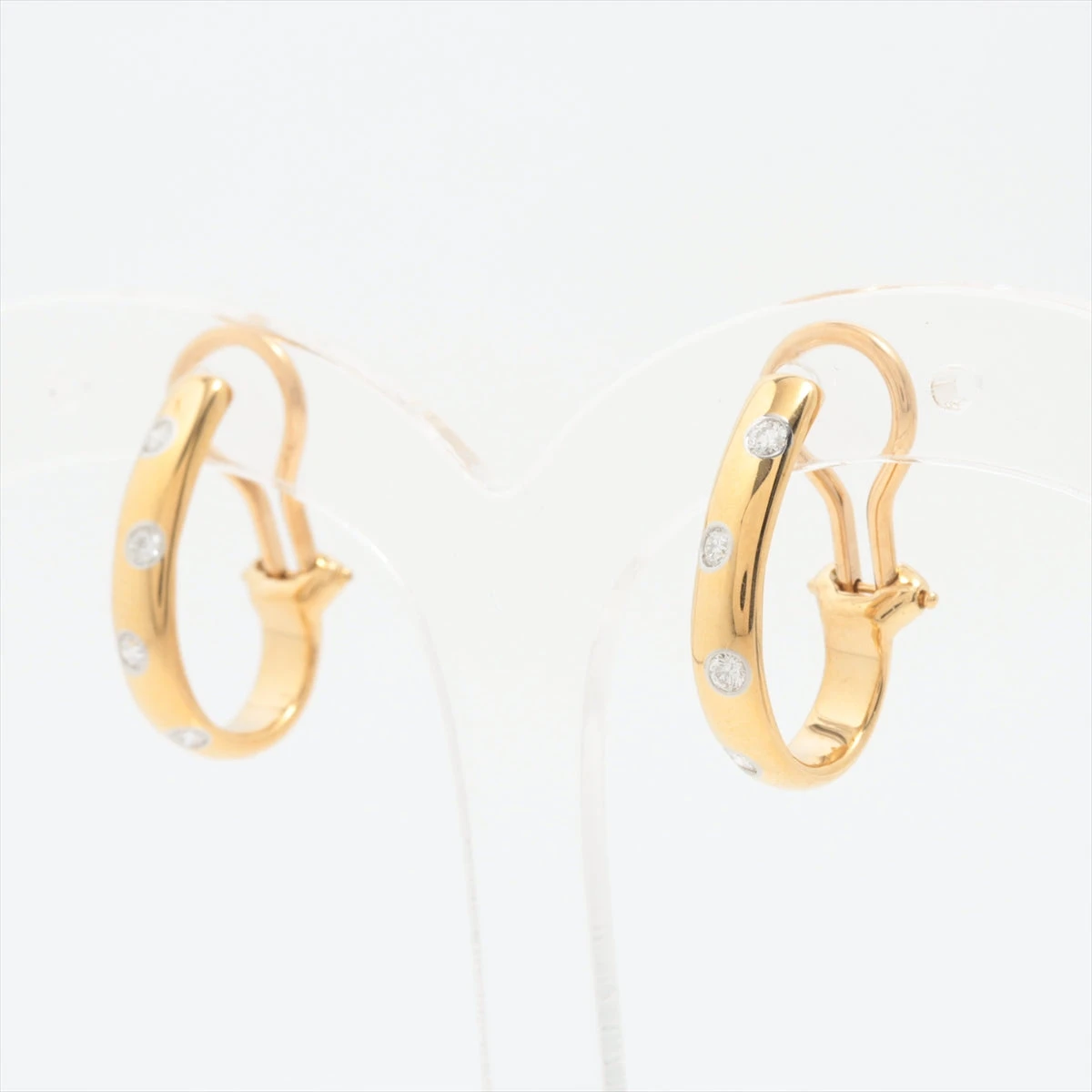 ティファニー ドッツ ダイヤ イヤリング 750(YG)×Pt950 6.0g A2685798  