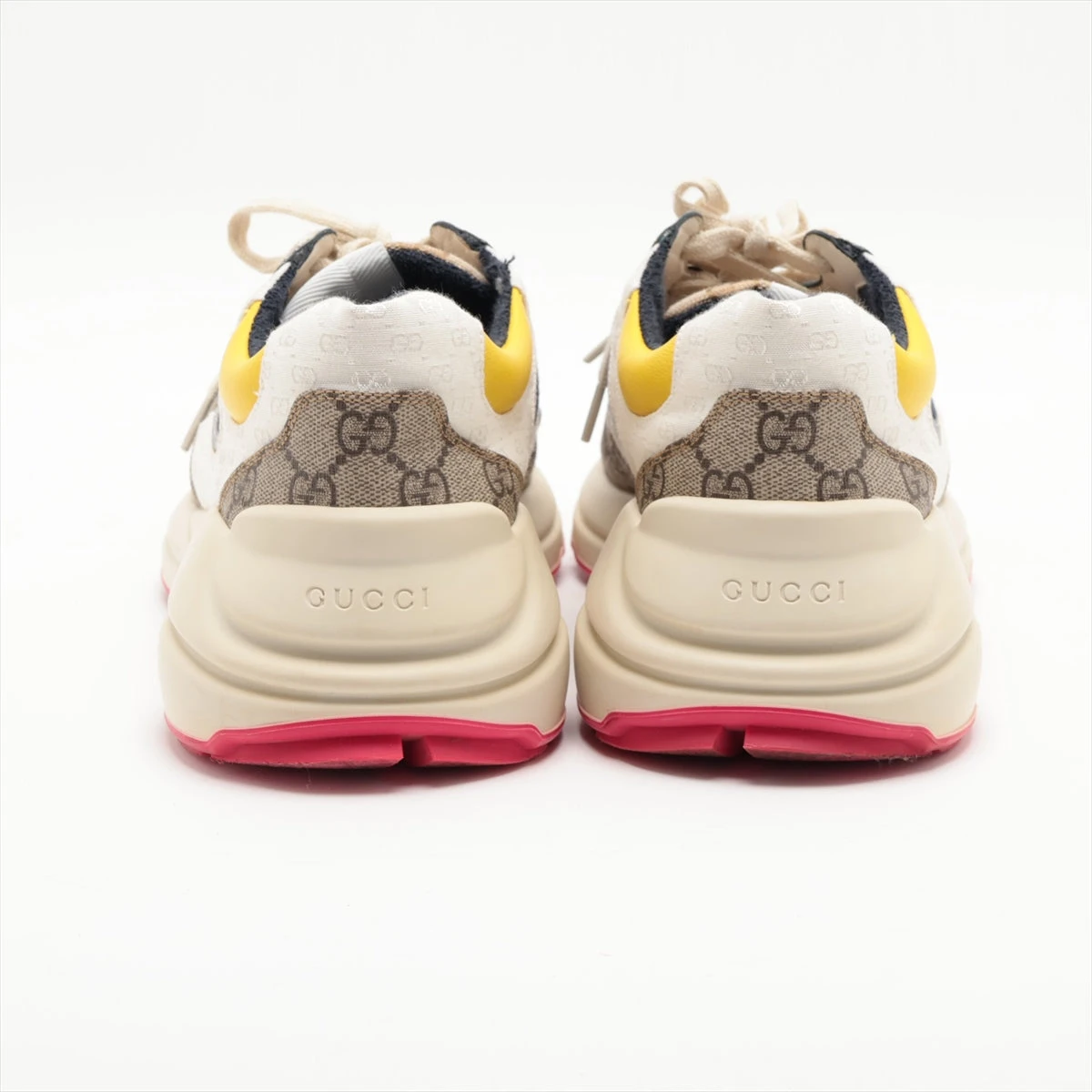 GUCCI グッチ　GGキャンバス×レザー　スニーカー　24.5センチ GUCCI グッチ GGキャンバス×レザー スニーカー 24.5センチ