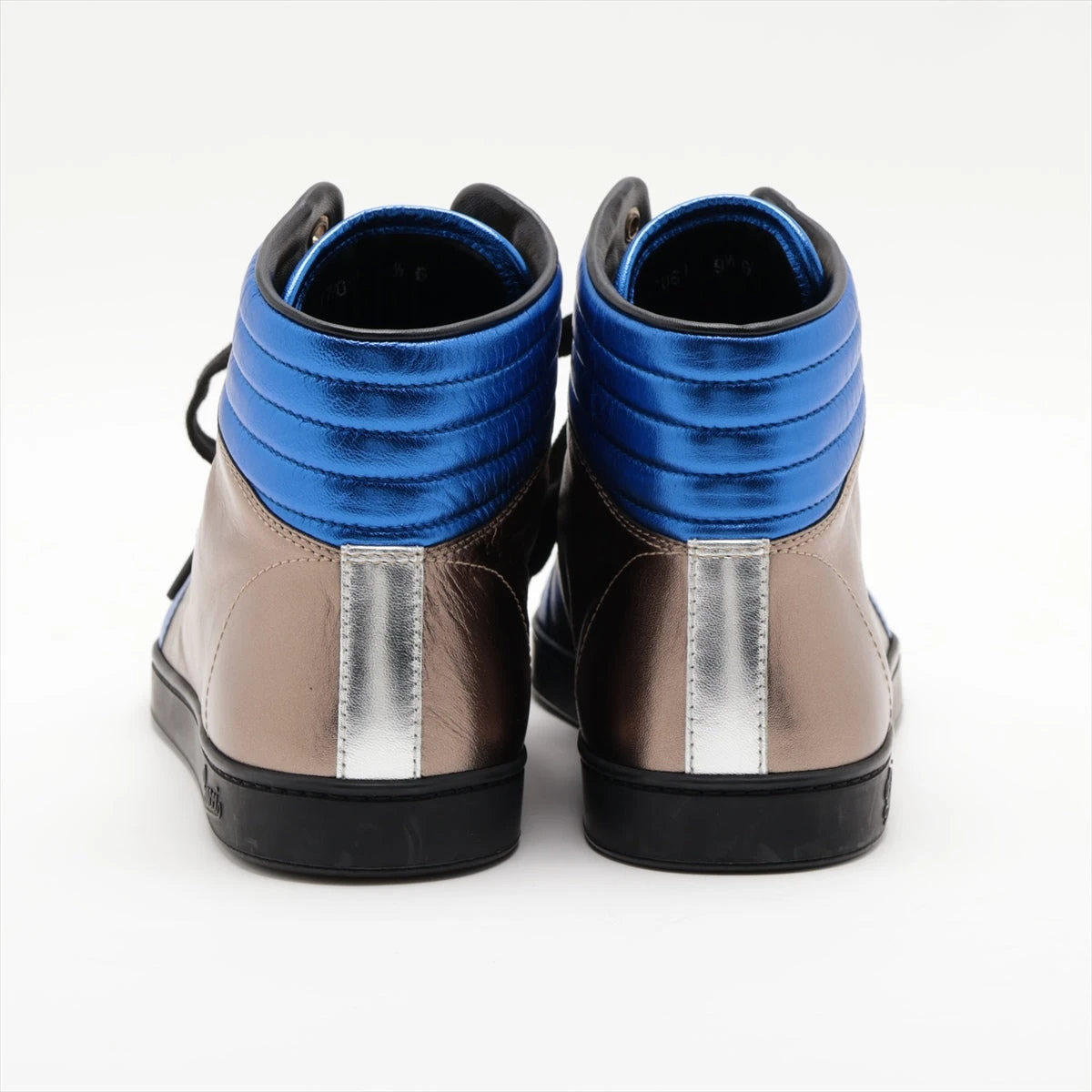✨美品✨GUCCI グッチ　ハイカットスニーカー メタリックレザー　ゴールド 2025年最新】GUCCI スニーカーの人気アイテム - メルカリ