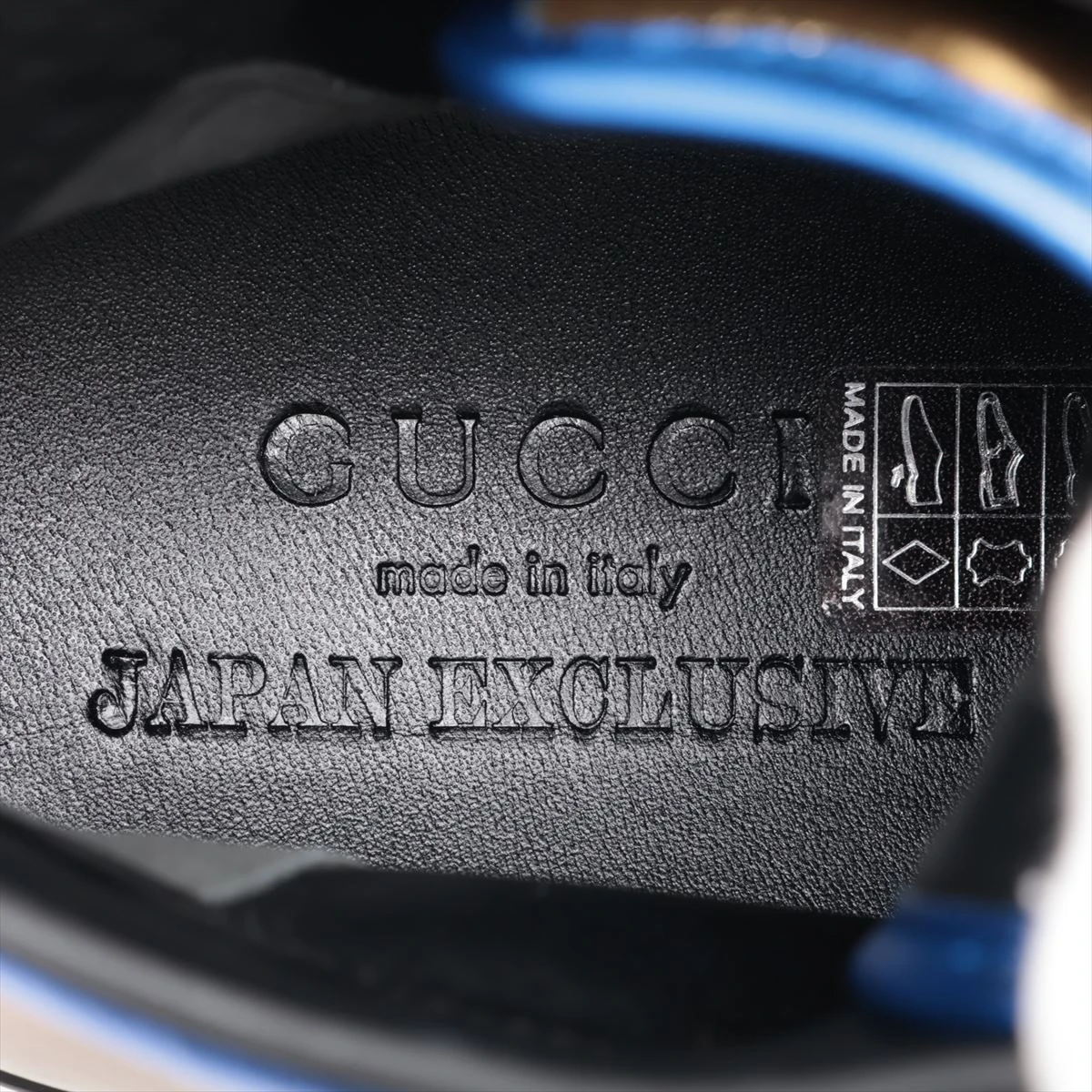 グッチ メタリックレザー ハイカットスニーカー 9.5 メンズ