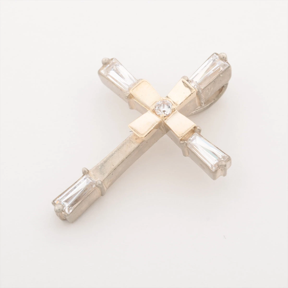 スタージュエリー キュービックジルコニア ネックレストップ 1.6g K14  