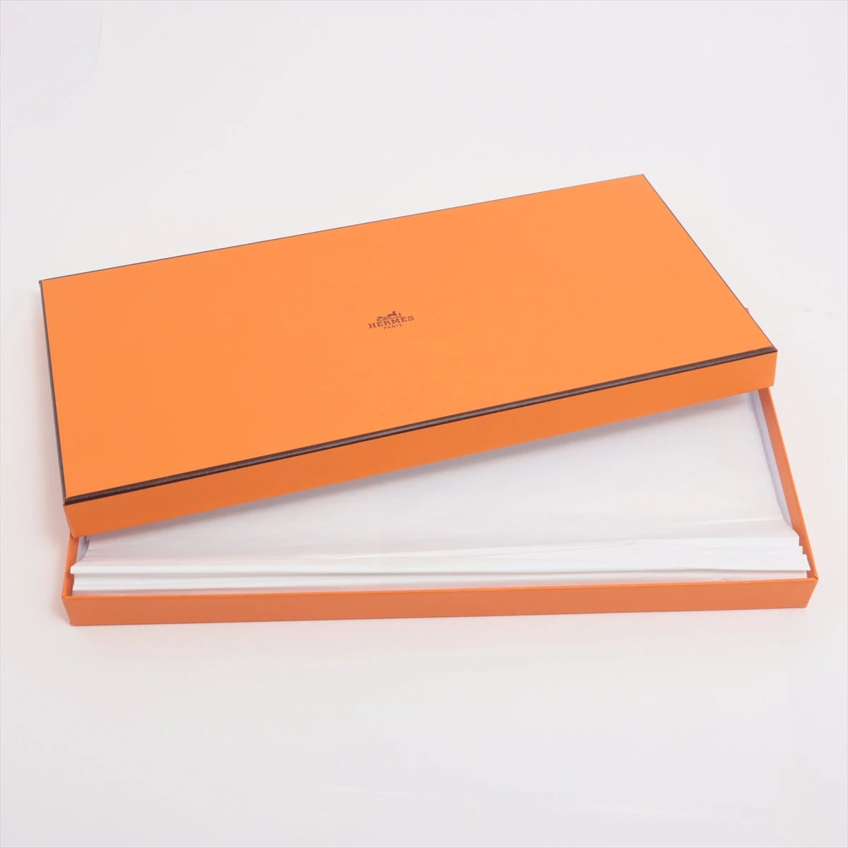 エルメス　HERMES　ニューリブリス　ショール(ロゴ/オレンジ/タグあり) HERMES エルメス ストール ニューリブリス 220 オレンジブラウン