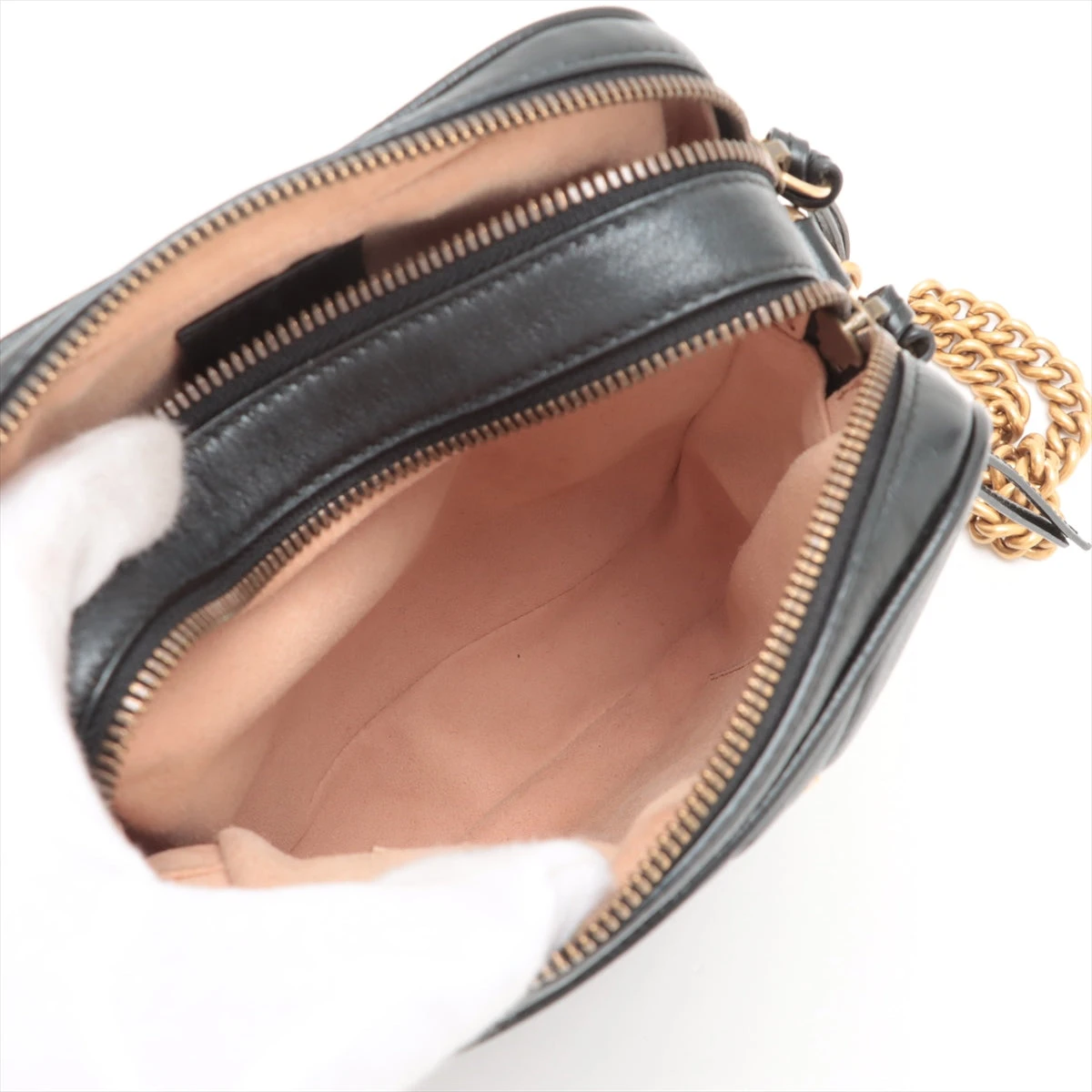 GUCCI ダブルG GGマーモント チェーンショルダーバッグ レザー 楽天市場】グッチ バッグ レディース GUCCI チェーンショルダー