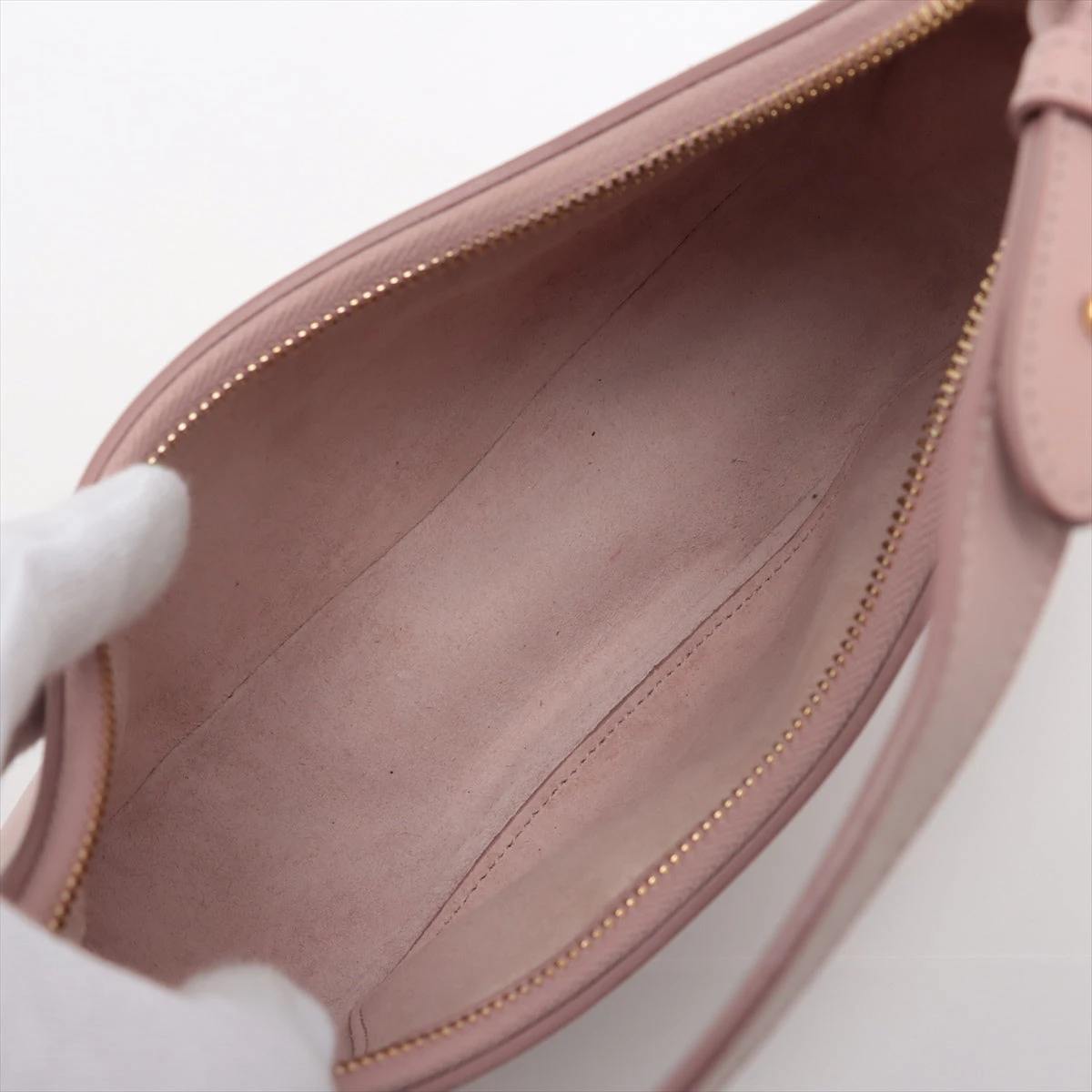 セリーヌ アヴァ レザー ワンショルダーバッグ ピンク A2586391｜中古