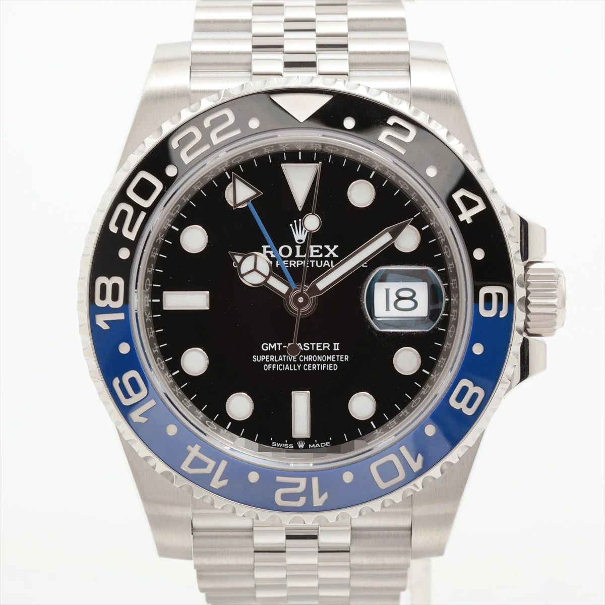 ロレックス GMTマスターⅡ 126710BLNR SS AT 黒文字盤 ジュビリーブレスレット あまりごま4