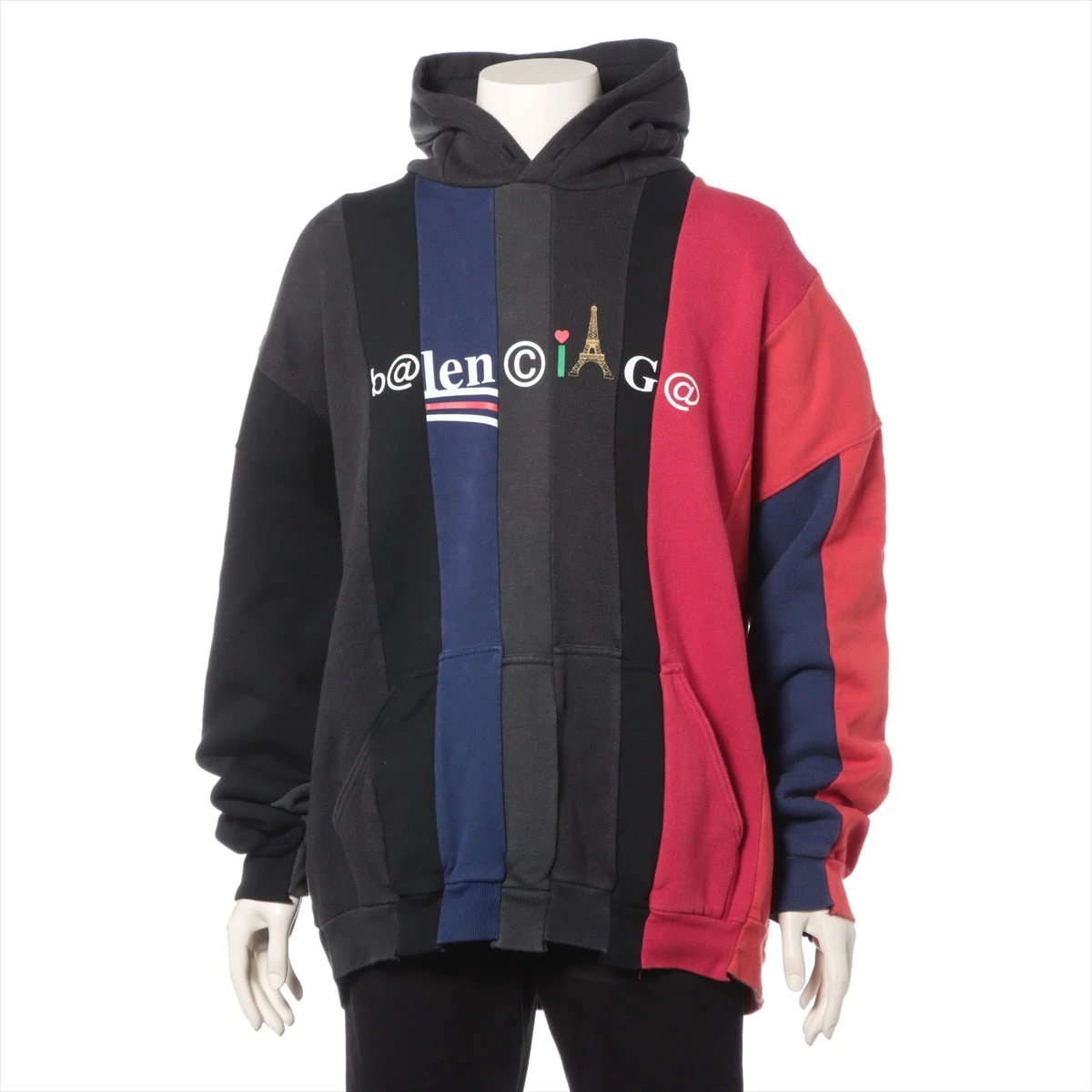 バレンシアガ 21SS コットン パーカー XS メンズ マルチカラー 661594