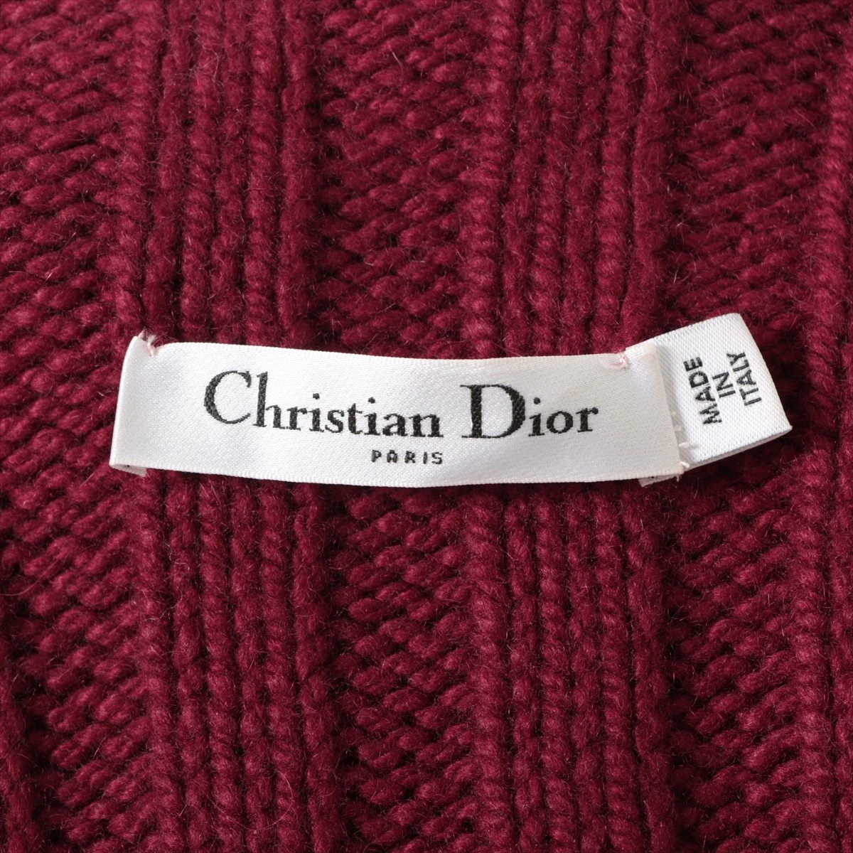 クリスチャンディオール カシミヤ タートルネックニット I40