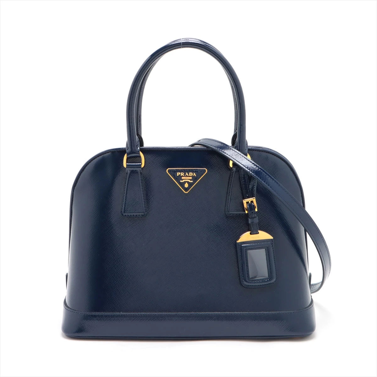 PRADA プラダ ヴェルニック 2way ハンドバッグ サフィアーノ