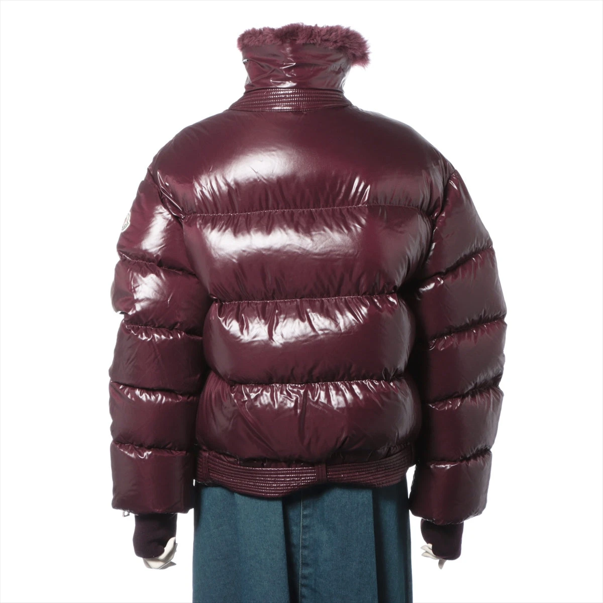 MONCLER ダウンジャケット　ツイード　ボルドー MONCLER ダウンジャケット ツイード ボルドー