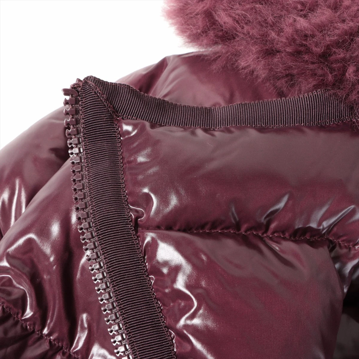 美品 モンクレール AIGUILLE ダウンジャケット レディース ボルドー 美品 モンクレール AIGUILLE ダウンジャケット レディース ボルドー