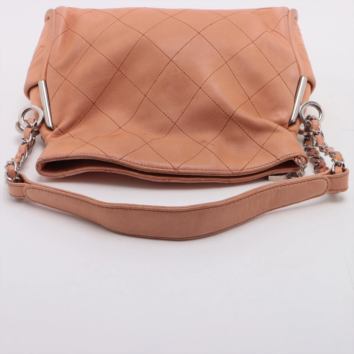 CHANEL ショルダーバッグ ベージュ/ピンク 楽天市場】【中古】CHANEL シャネル パイソン マトラッセ ダブル