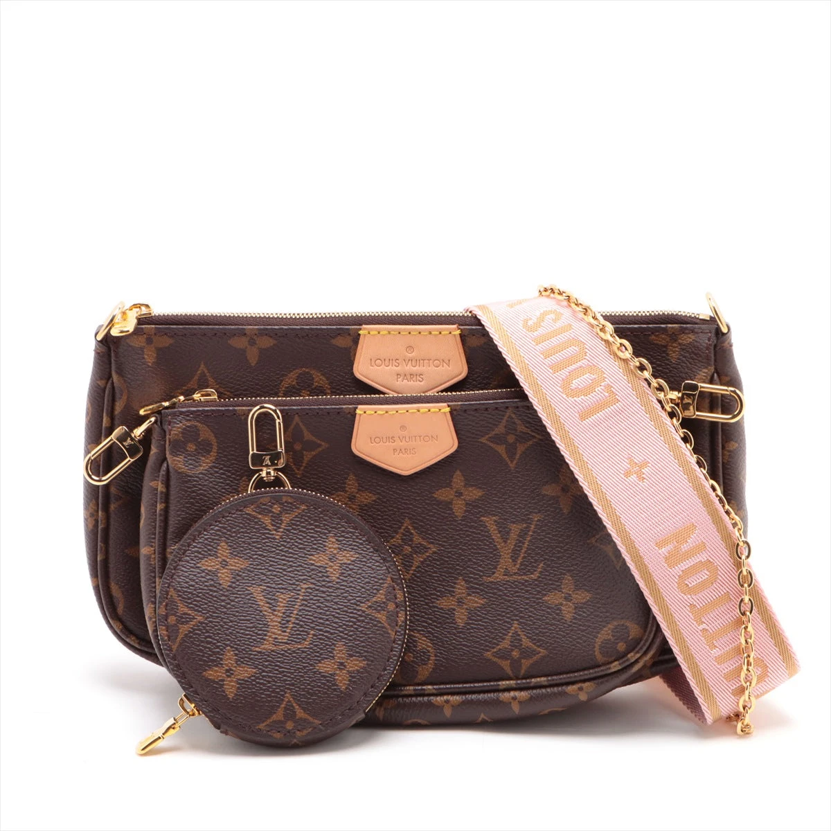 すぐ届く!!ミュルティポシェットアクセソワール バッグセット ☆大人気☆Louis Vuitton ミュルティポシェットアクセソワール
