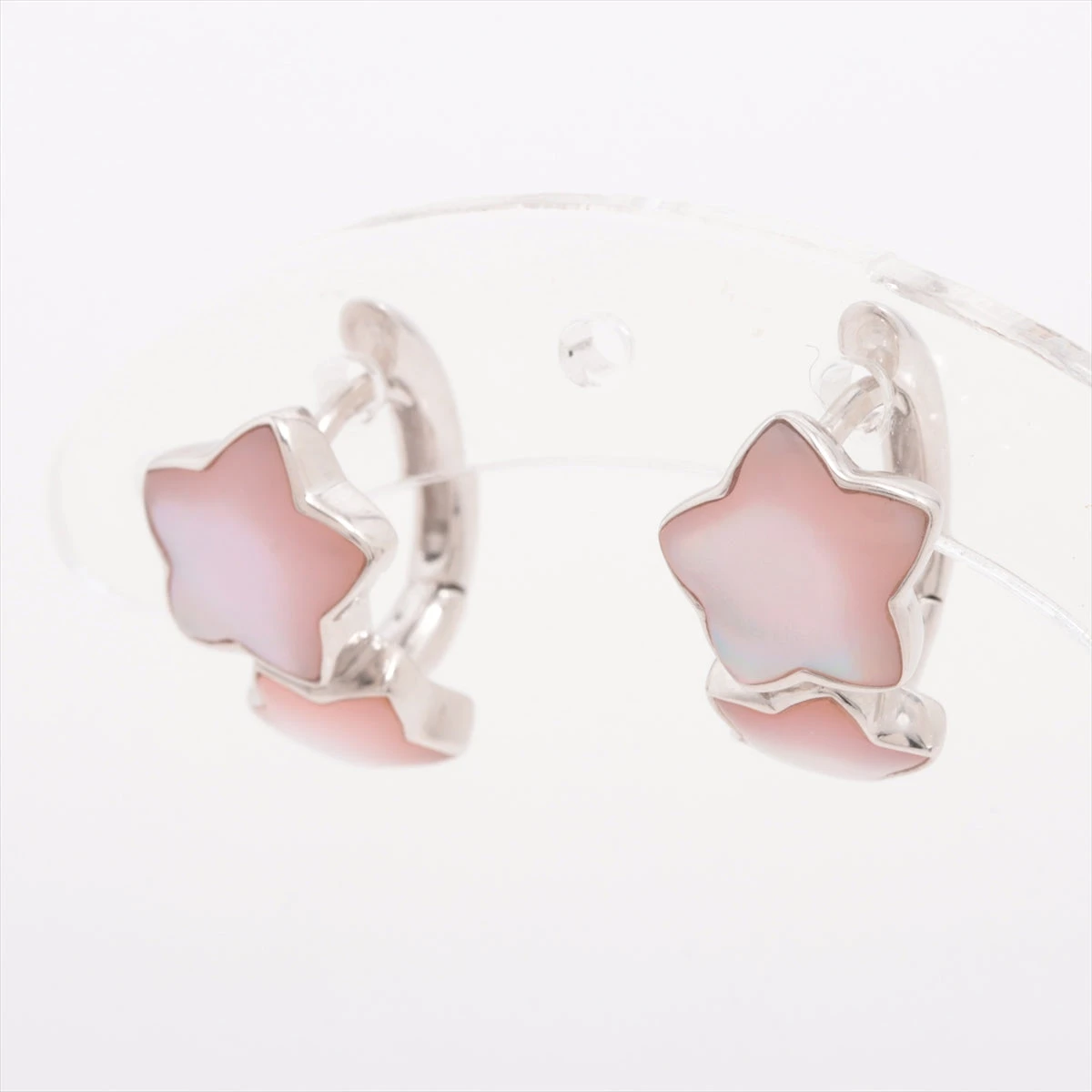 ポンテヴェキオ ピアス K10PGフレッシュウォーターパール／ローズクオーツ