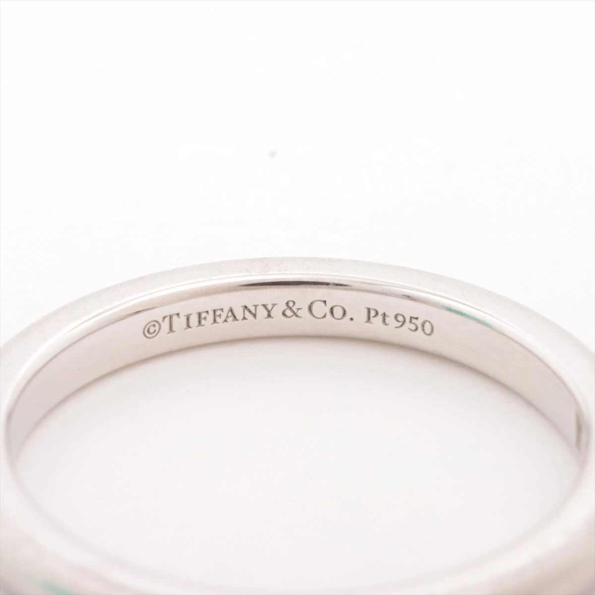 ティファニー 3p ダイヤモンド クラシック バンドリング Pt950 3.3g