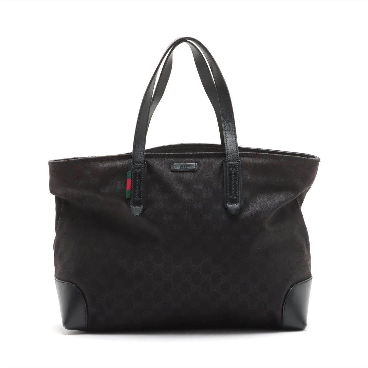 グッチ GGキャンバス トートバッグ ブラック 308928 A2691246