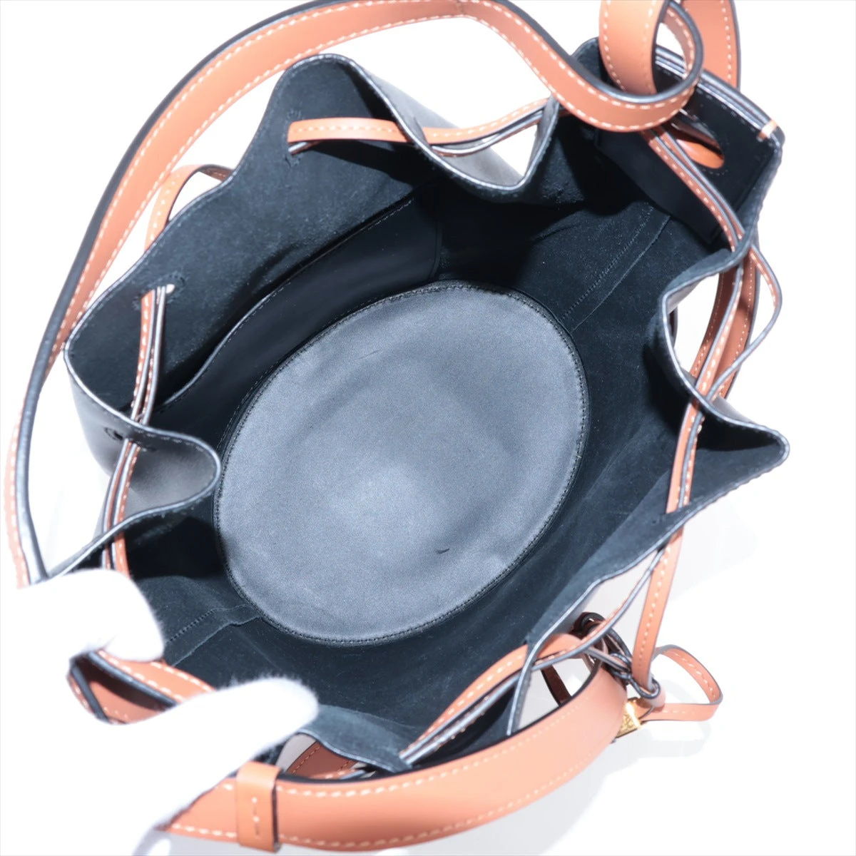 ロエベ バルーンバッグ ミディアム レザー ブラック 黒 LOEWEバルーンバッグミディアム