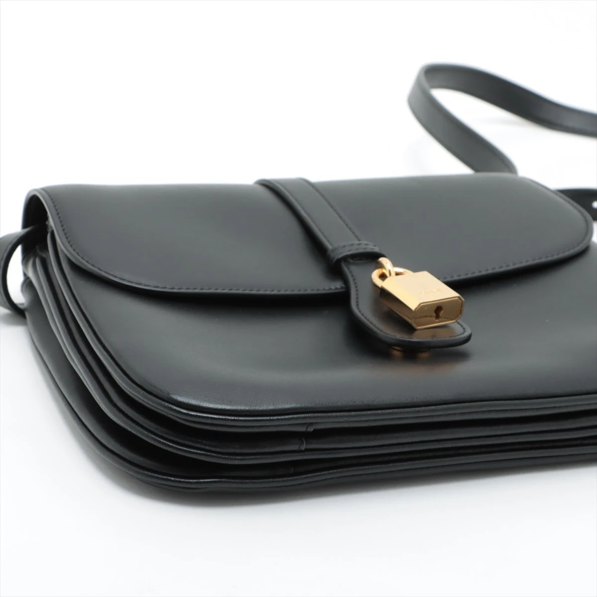 CELINE ミディアム タブー ショルダーバッグ アンスラサイト セリーヌ ミディアム タブー ショルダーバッグ 斜め掛け カーフ