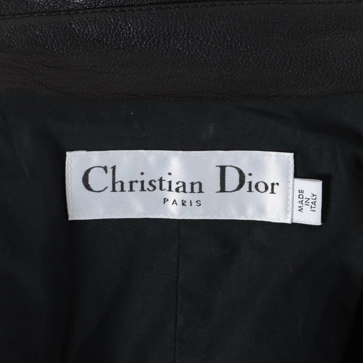 Yahoo!オークション - Dior HOMME 02SS スタンドカラーレザー