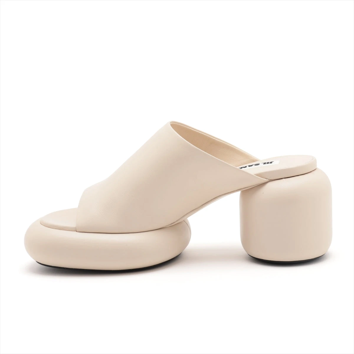 【JilSander】 ジルサンダー ミラー レザー ミュール ホワイト ホワイト（白）系 Jil Sander(ジルサンダー) サンダル・ミュール