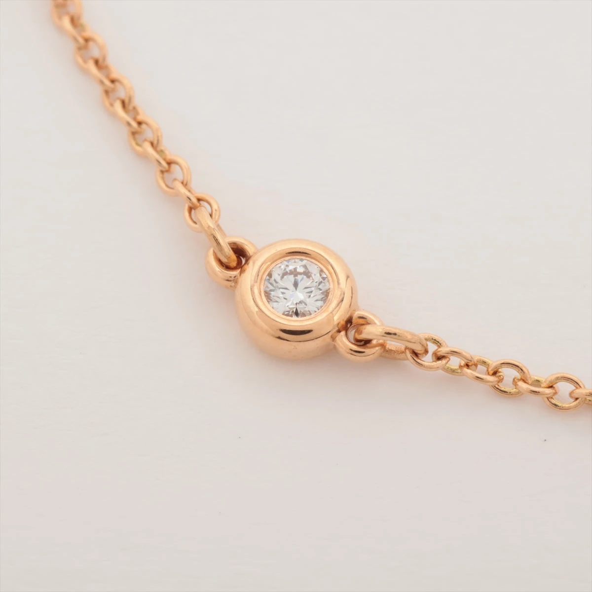 ティファニー バイザヤード 3P ダイヤ ブレスレット 750(PG) 1.7g 直径